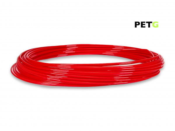PETG Filament 50 g Sample - 1,75 mm - Feuerrot