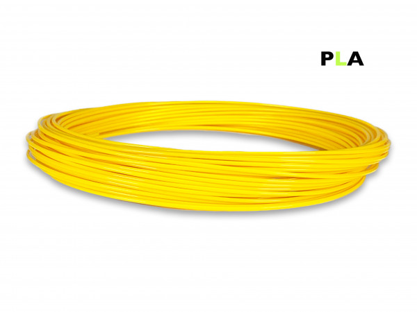 PLA Filament 50 g Sample - 1,75 mm - Sonnengelb