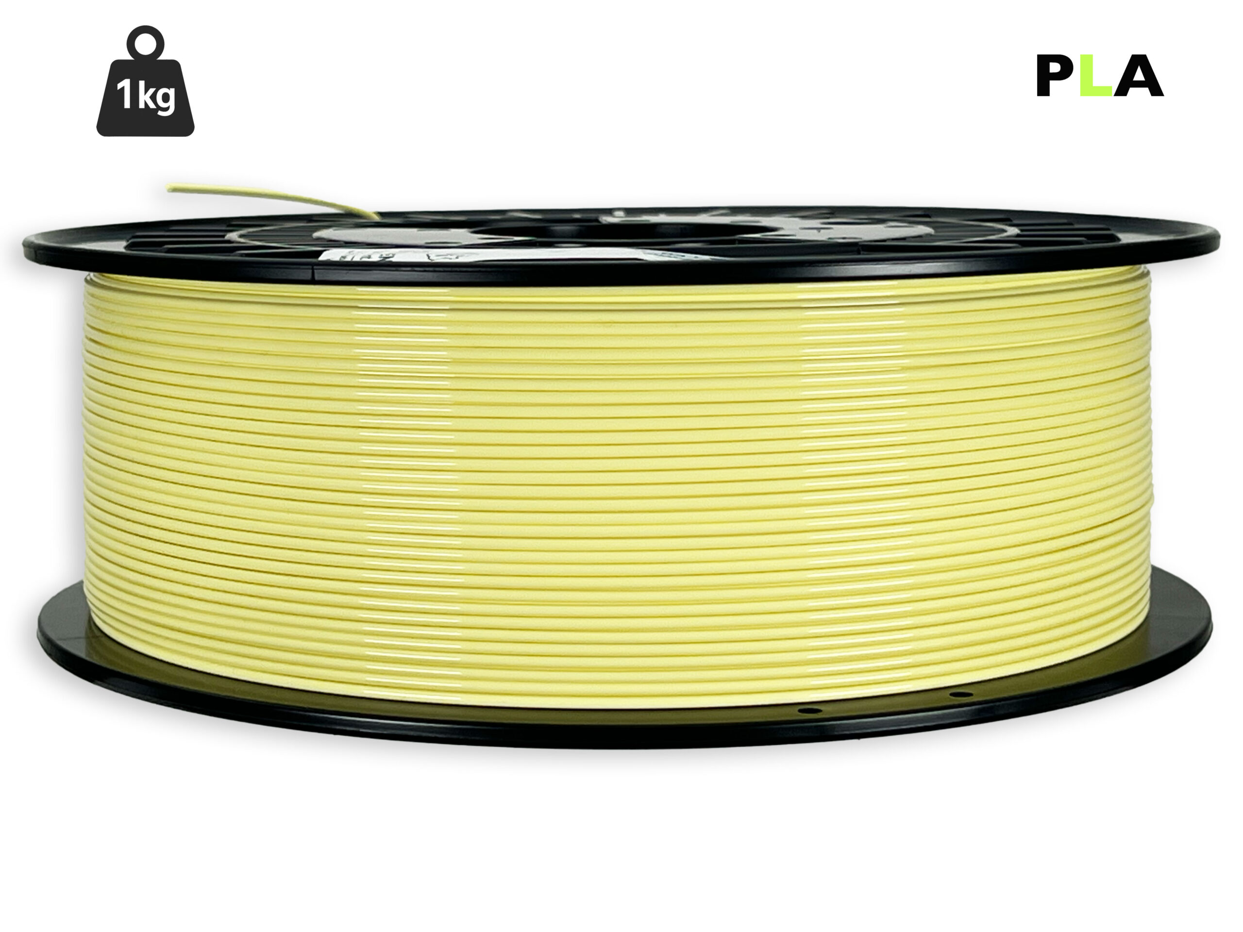 PLA Filament - 1,75 mm - Vanille - 1 kg – Bild 1