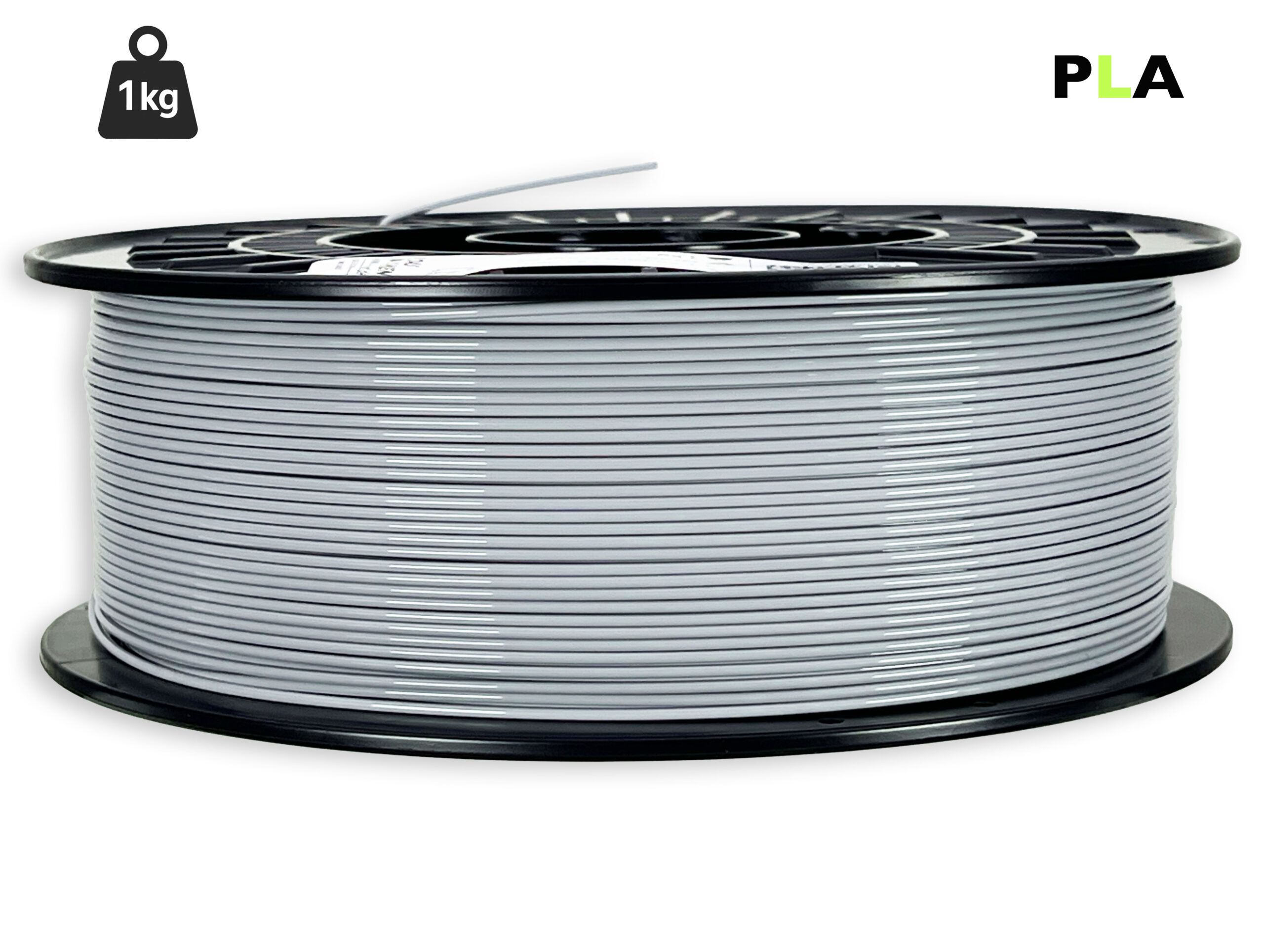 PLA Filament - 1,75 mm - Grau - 1 kg – Bild 1