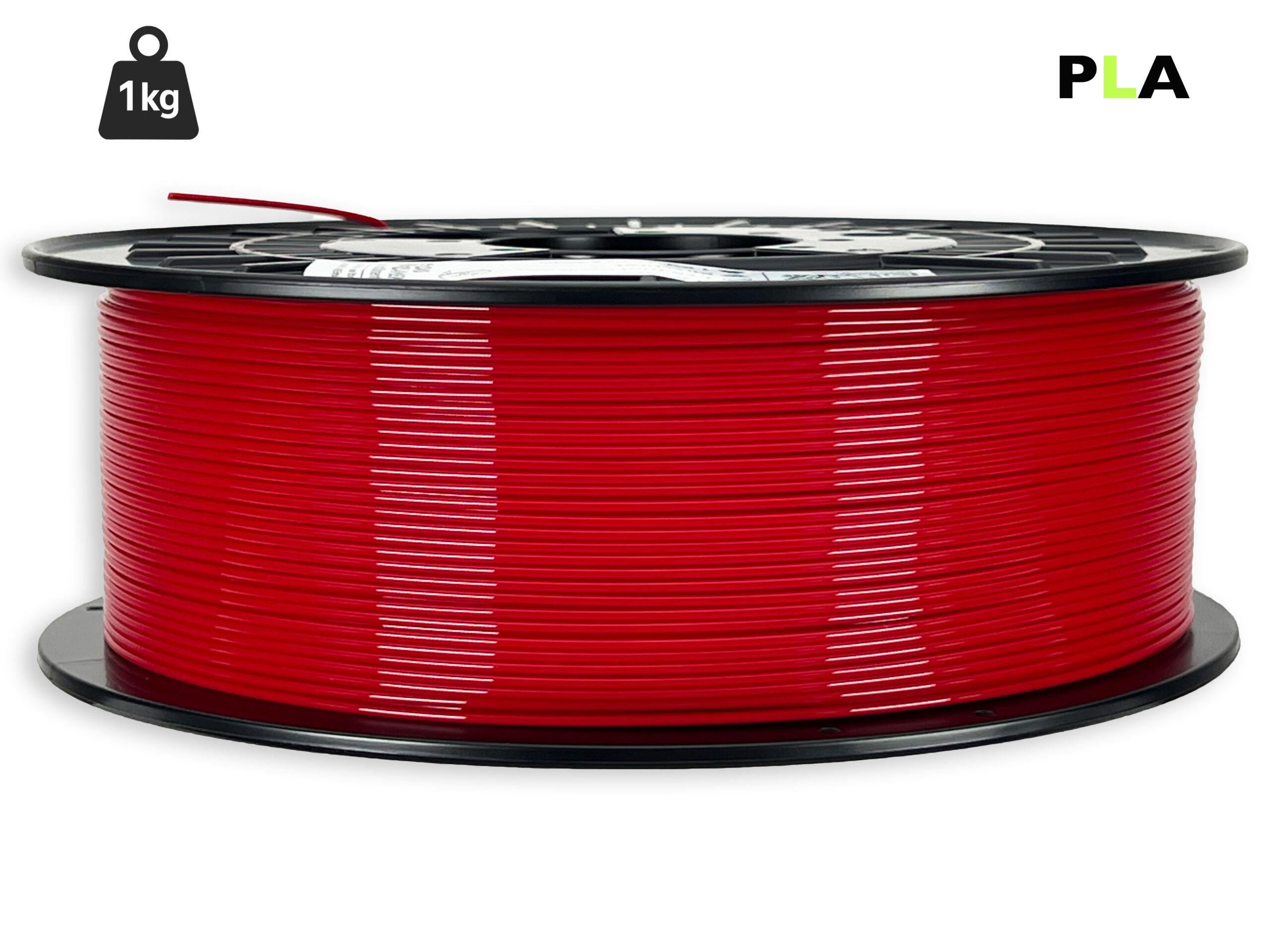 PLA Filament - 1,75 mm - Kirschrot - 1 kg – Bild 1