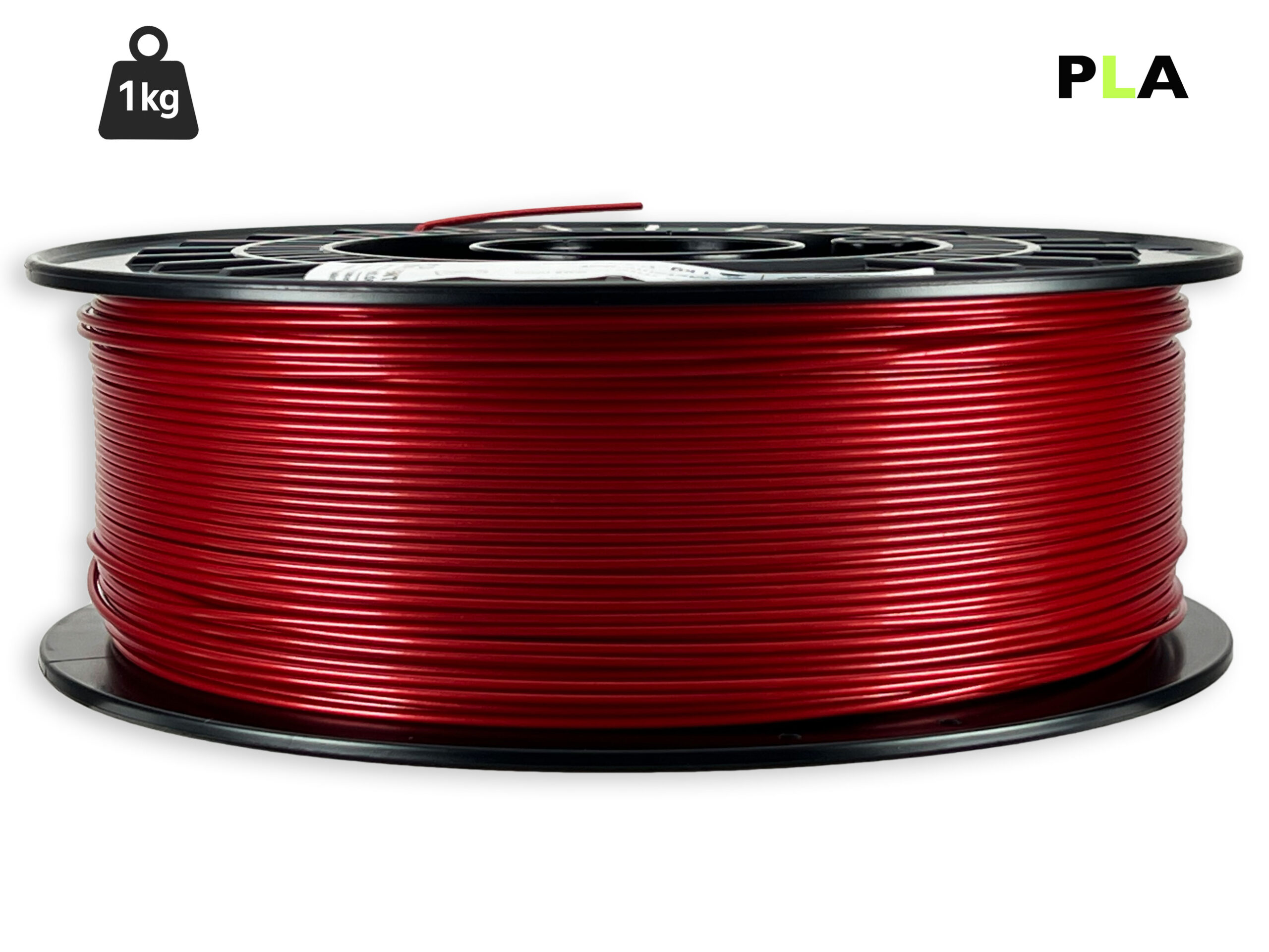 PLA Filament - 1,75 mm - Metallic Rot - 1 kg – Bild 1