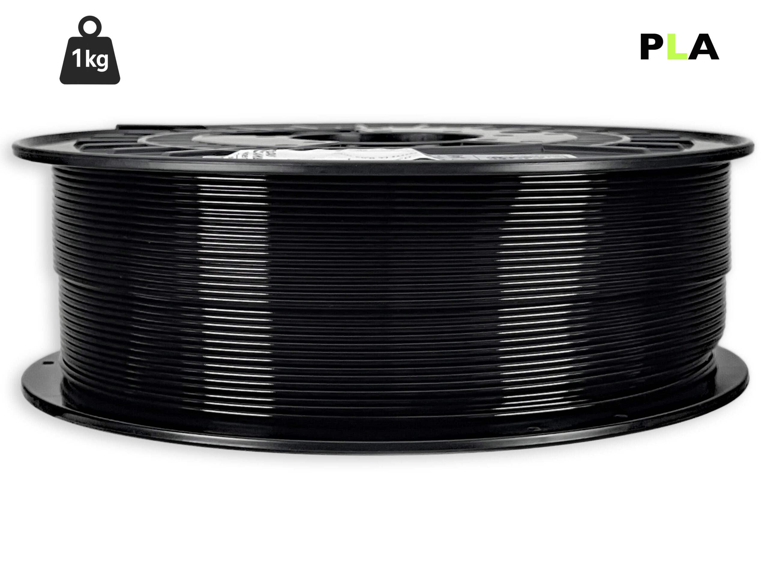 PLA Filament - 1,75 mm - Schwarz - 1 kg – Bild 1