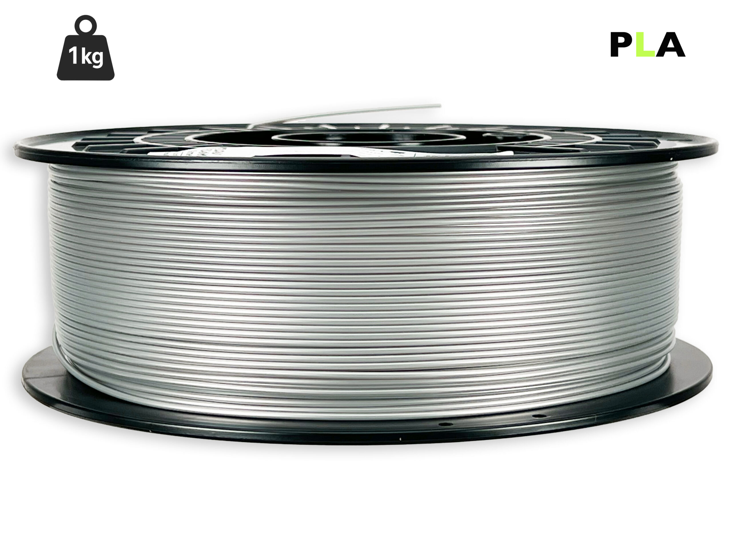 PLA Filament - 1,75 mm - Silber - 1 kg – Bild 1