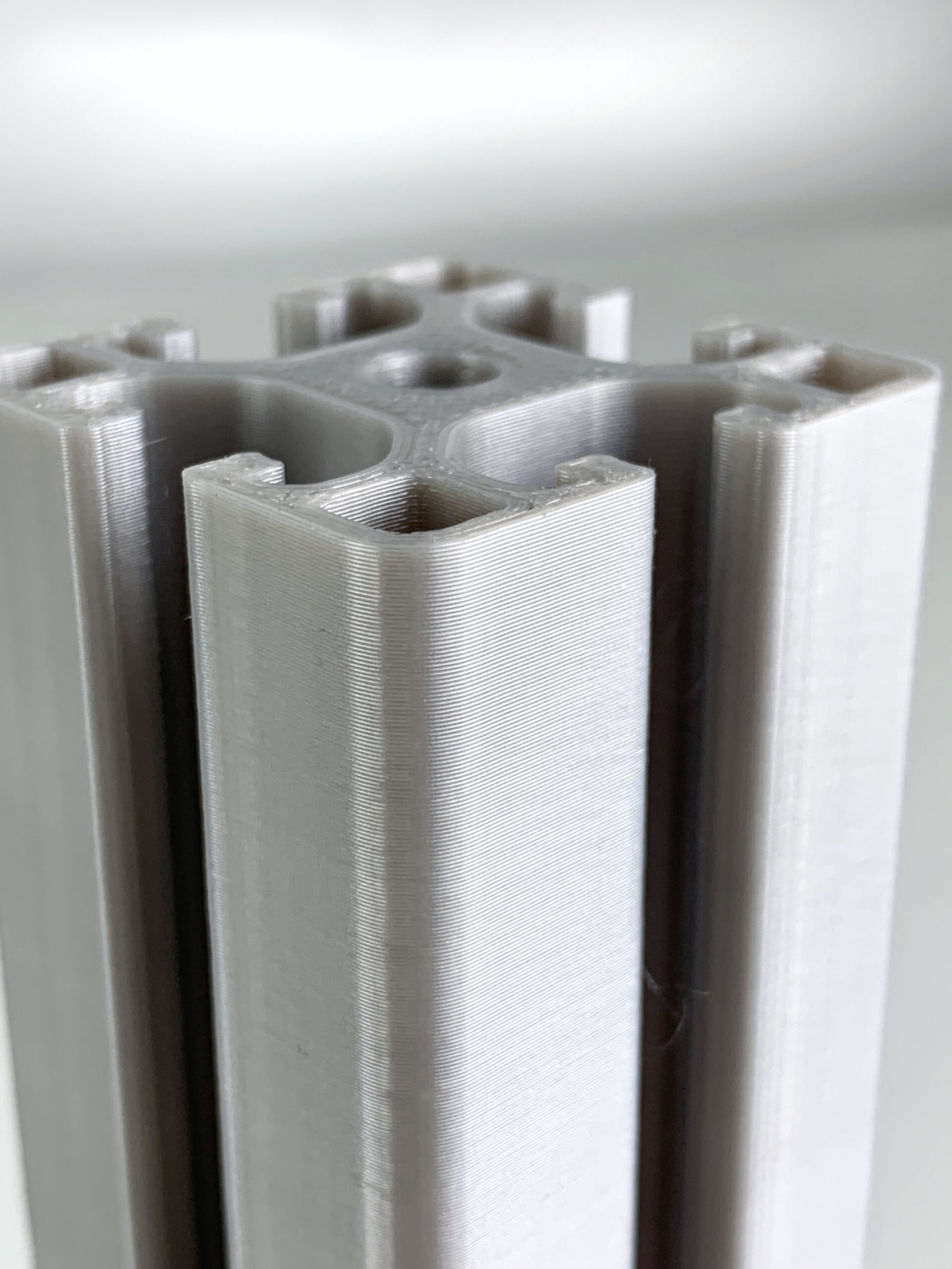 PETG Filament - 1,75 mm - Alu-Silber - 1 kg Refill – Bild 3