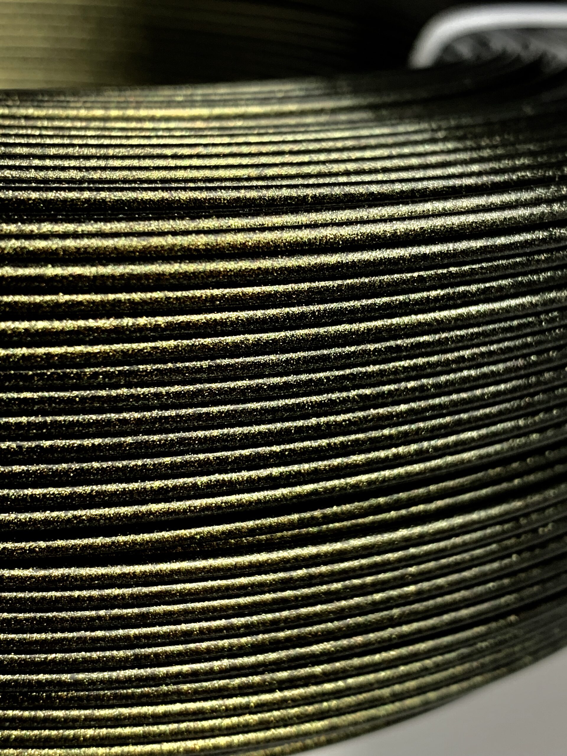 PLA Filament - 1,75 mm - Grüngold V2 - 1 kg Refill – Bild 4