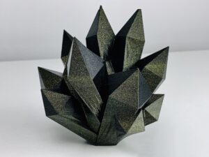 PLA Filament 50 g Sample - 1,75 mm - Grüngold – Bild 3