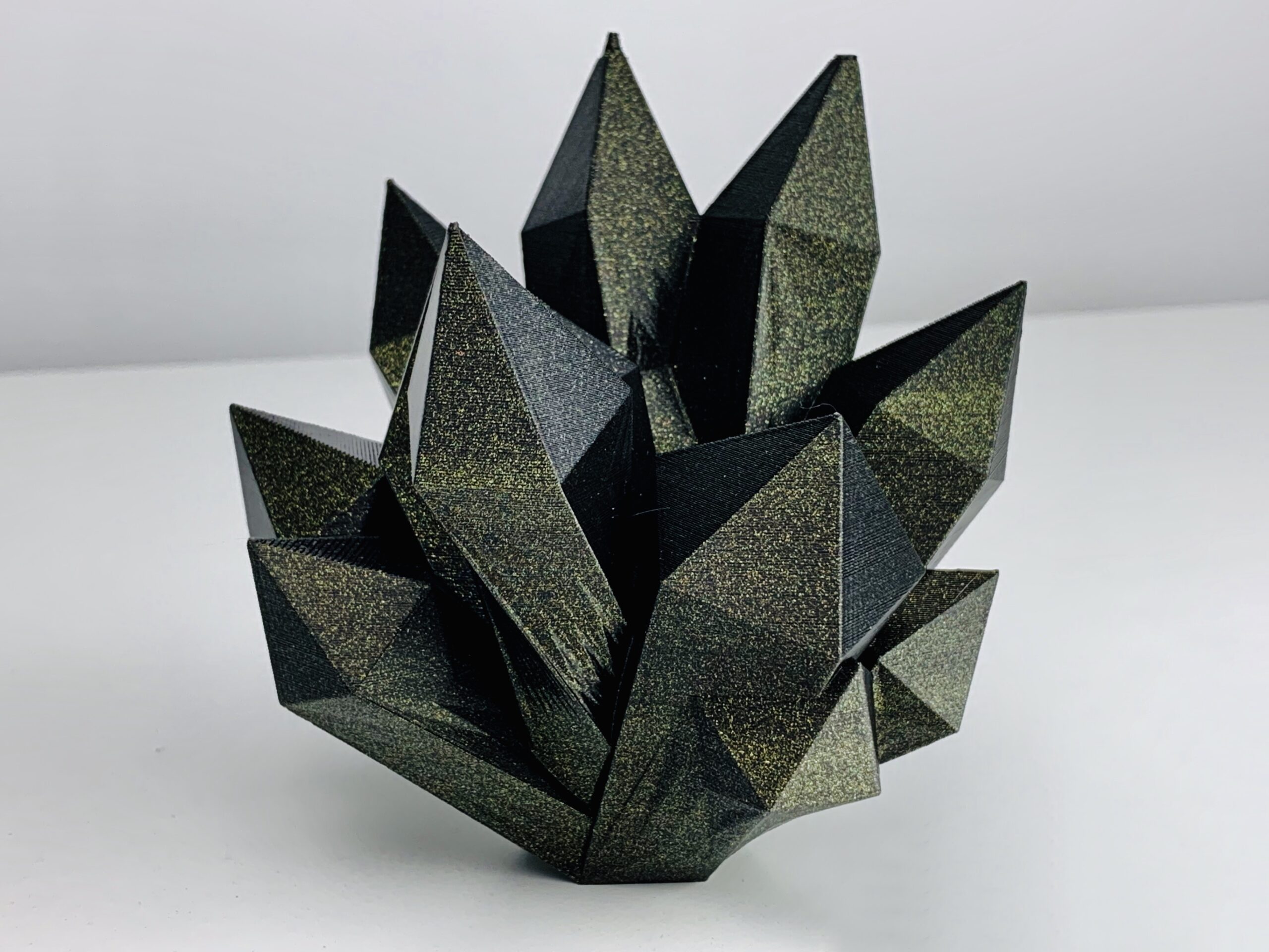 PLA Filament 50 g Sample - 1,75 mm - Grüngold – Bild 3