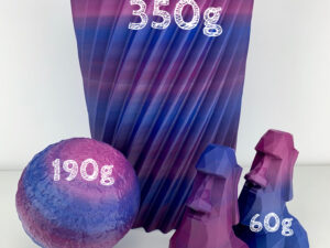 PLA Filament 50 g Sample - 1,75 mm - Multicolor Galaxy – Bild 4