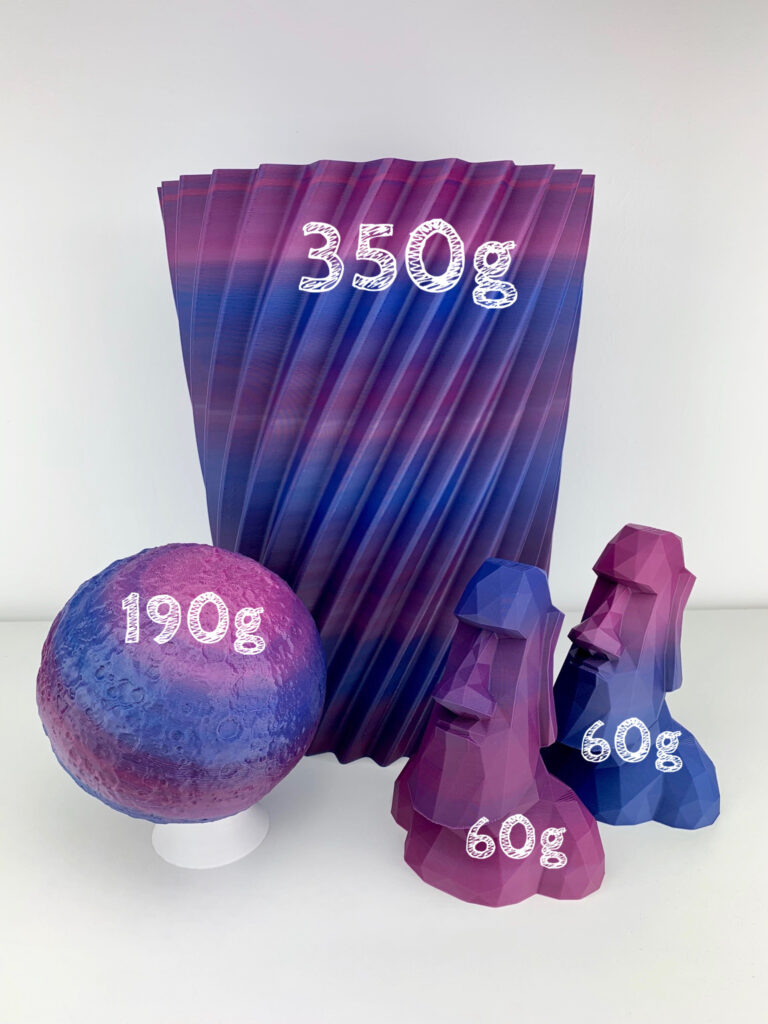 PLA Filament - 1,75 mm - Multicolor Galaxy - 1 kg Refill