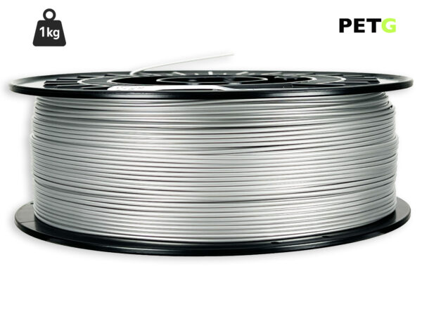 PETG Filament - 1,75 mm - Alu-Silber - 1 kg