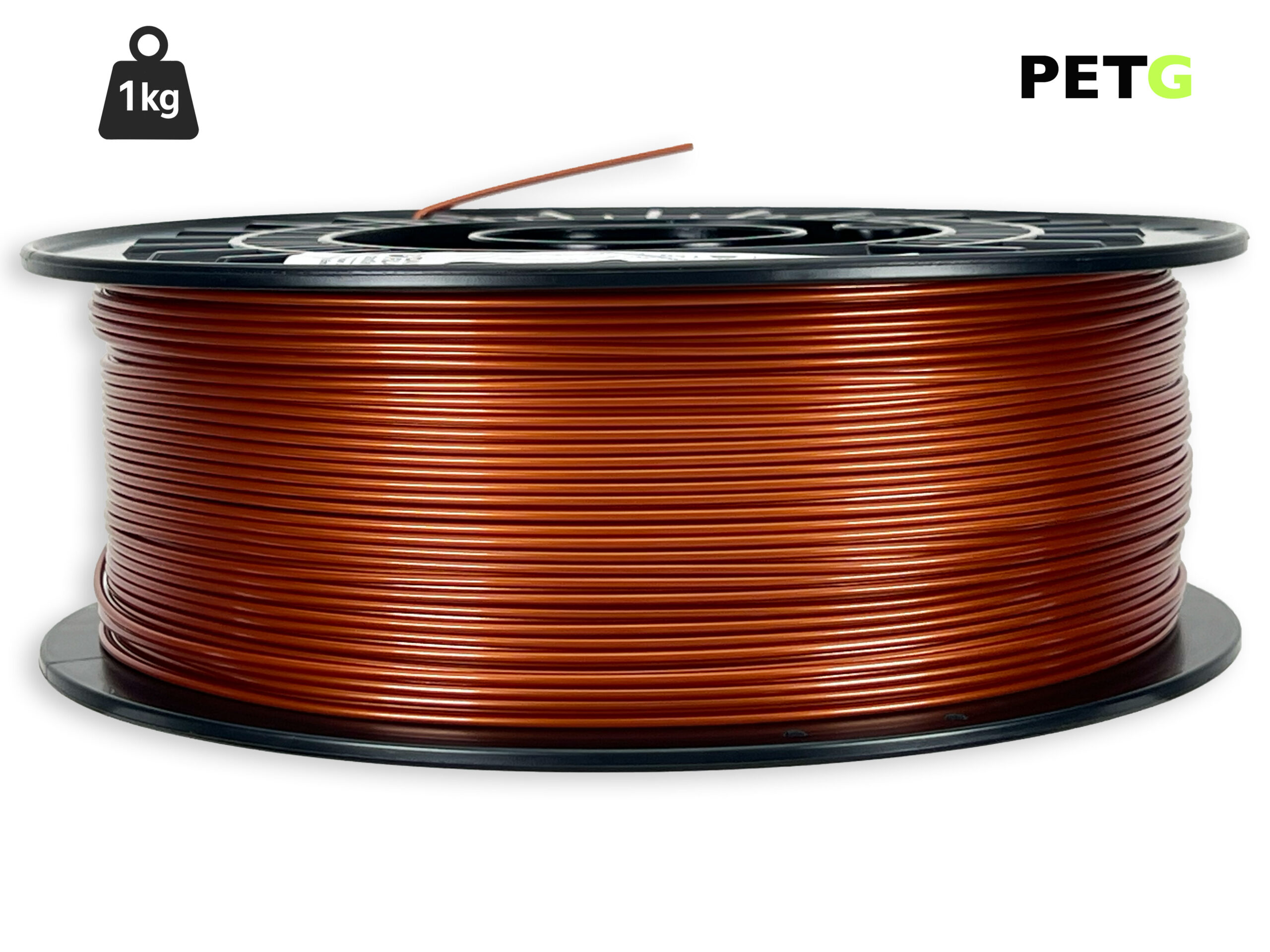 PETG Filament - 1,75 mm - Burnt Copper - 1 kg – Bild 1