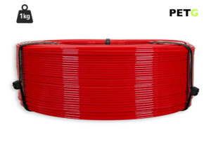 PETG Filament - 1,75 mm - Feuerrot - 1 kg Refill