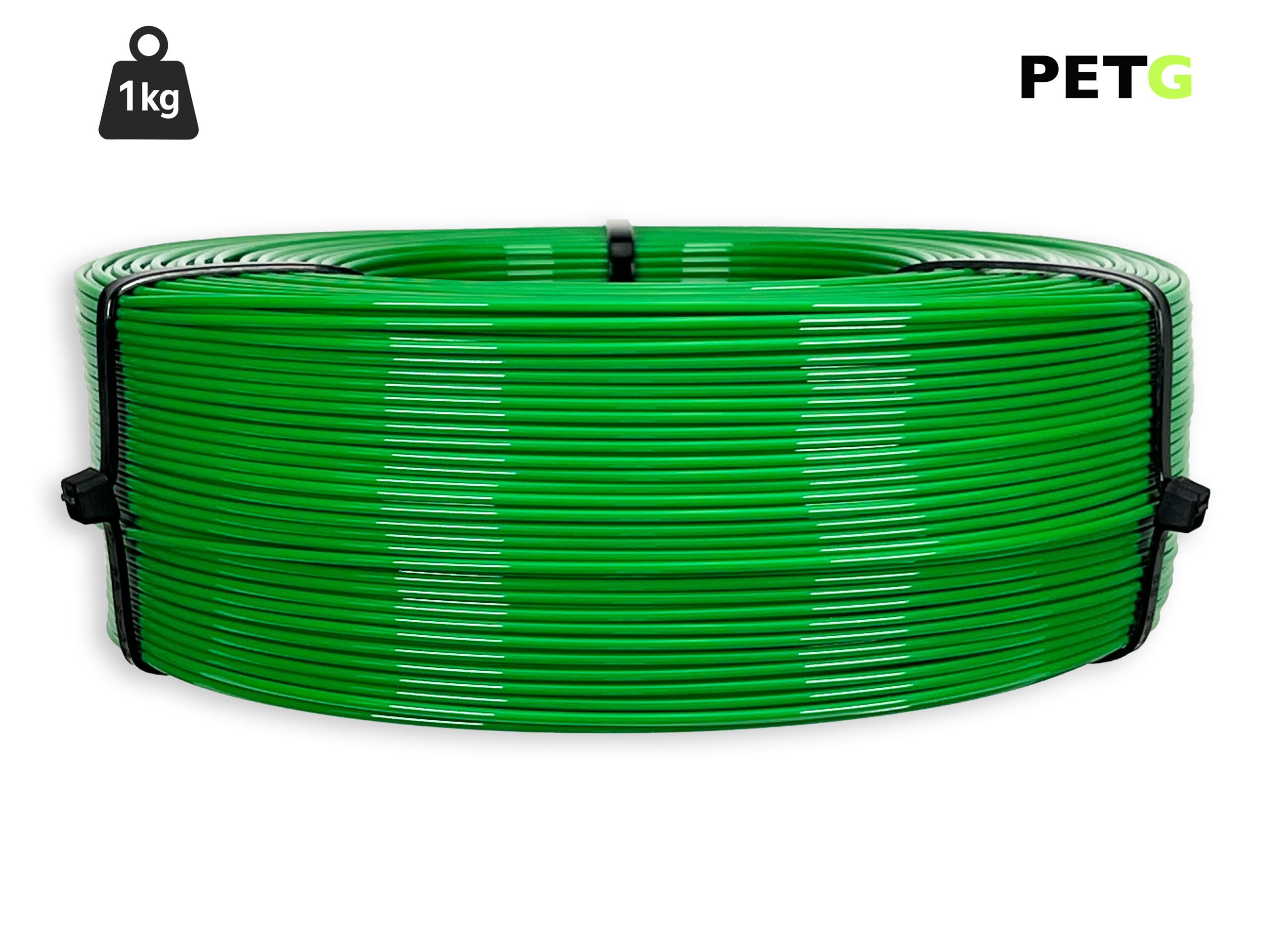 PETG Filament - 1,75 mm - Grasgrün - 1 kg Refill – Bild 1