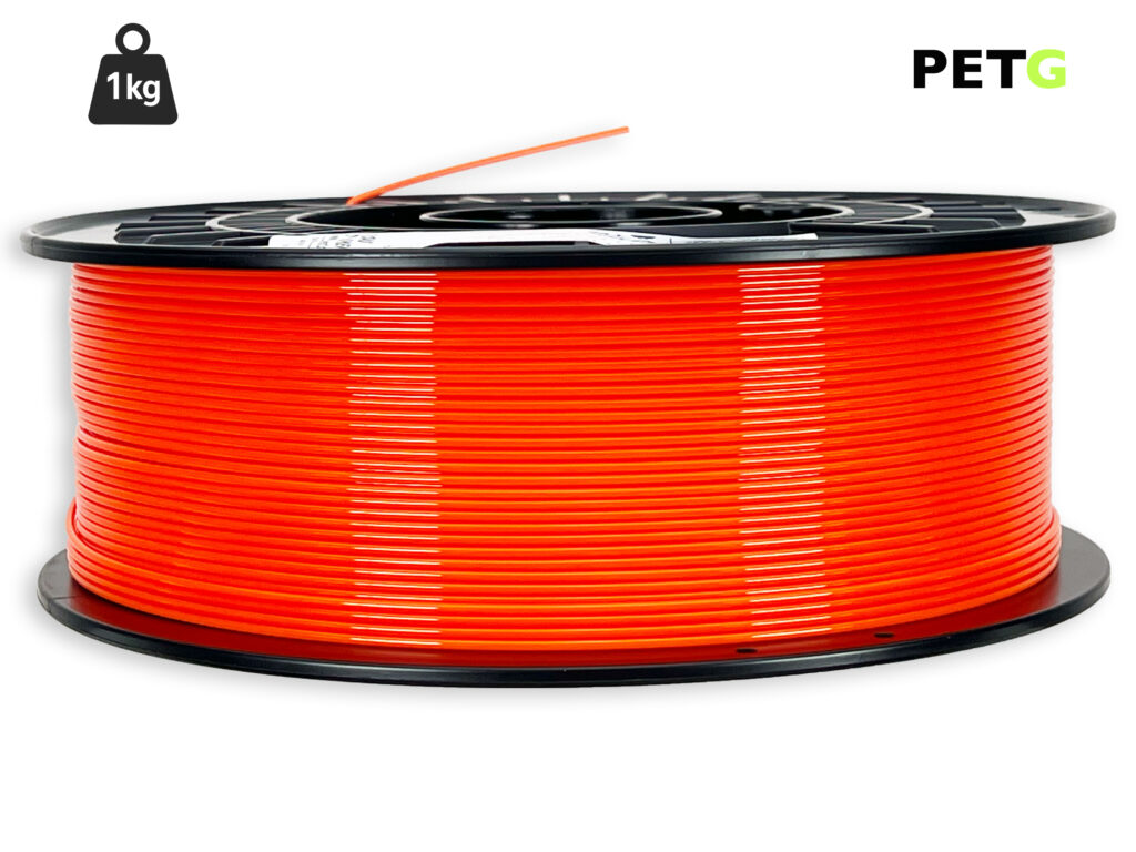 PETG Filament - 1,75 mm - Leuchtorange - 1 kg