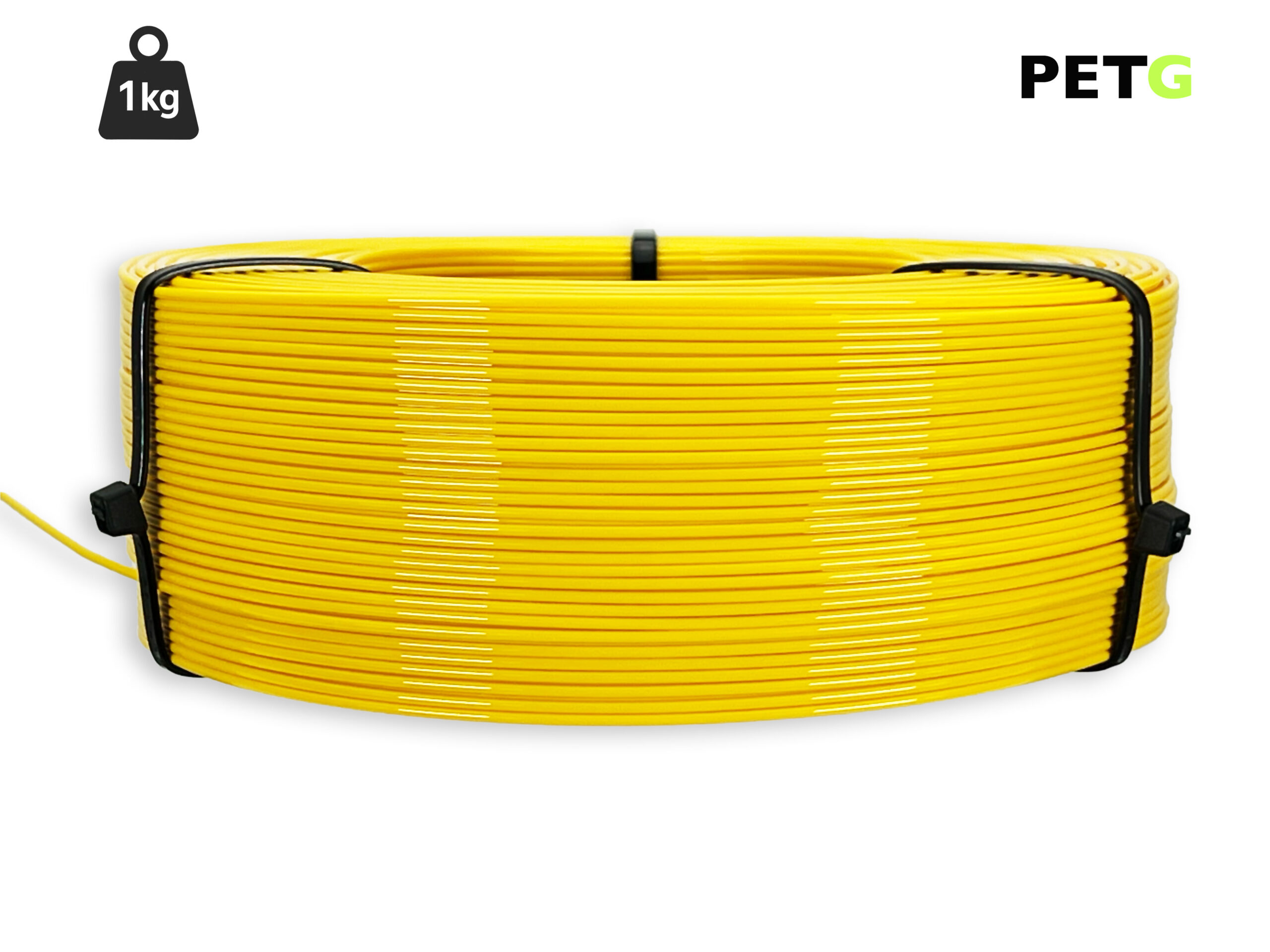 PETG Filament - 1,75 mm - Maisgelb - 1 kg Refill – Bild 1