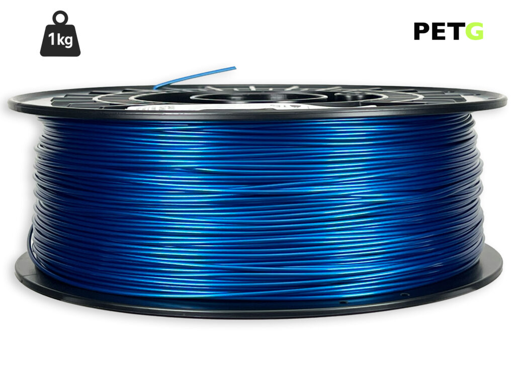 PETG Filament - 1,75 mm - Metallic Blau - 1 kg