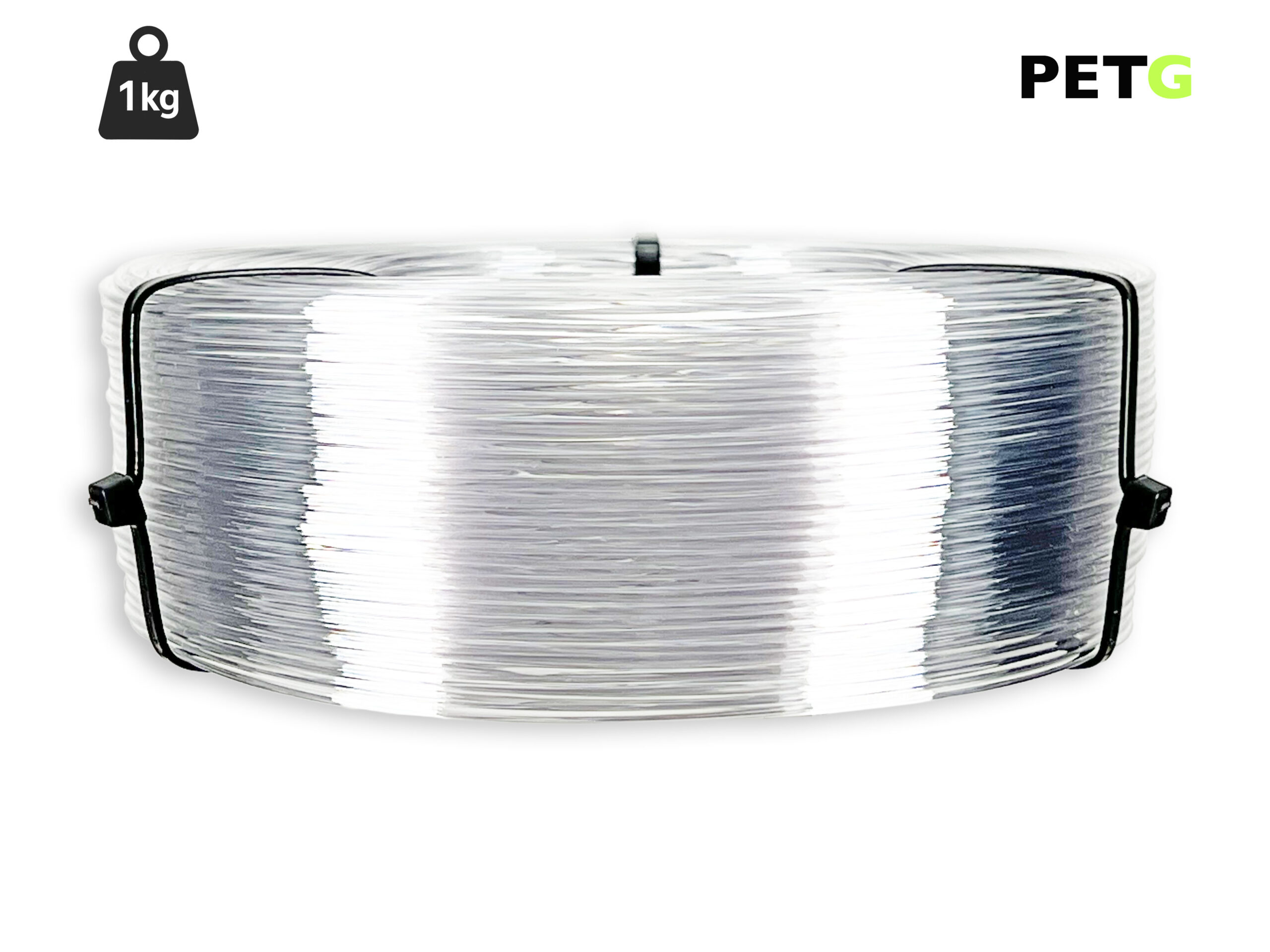 PETG Filament - 1,75 mm - Natur - 1 kg Refill – Bild 1