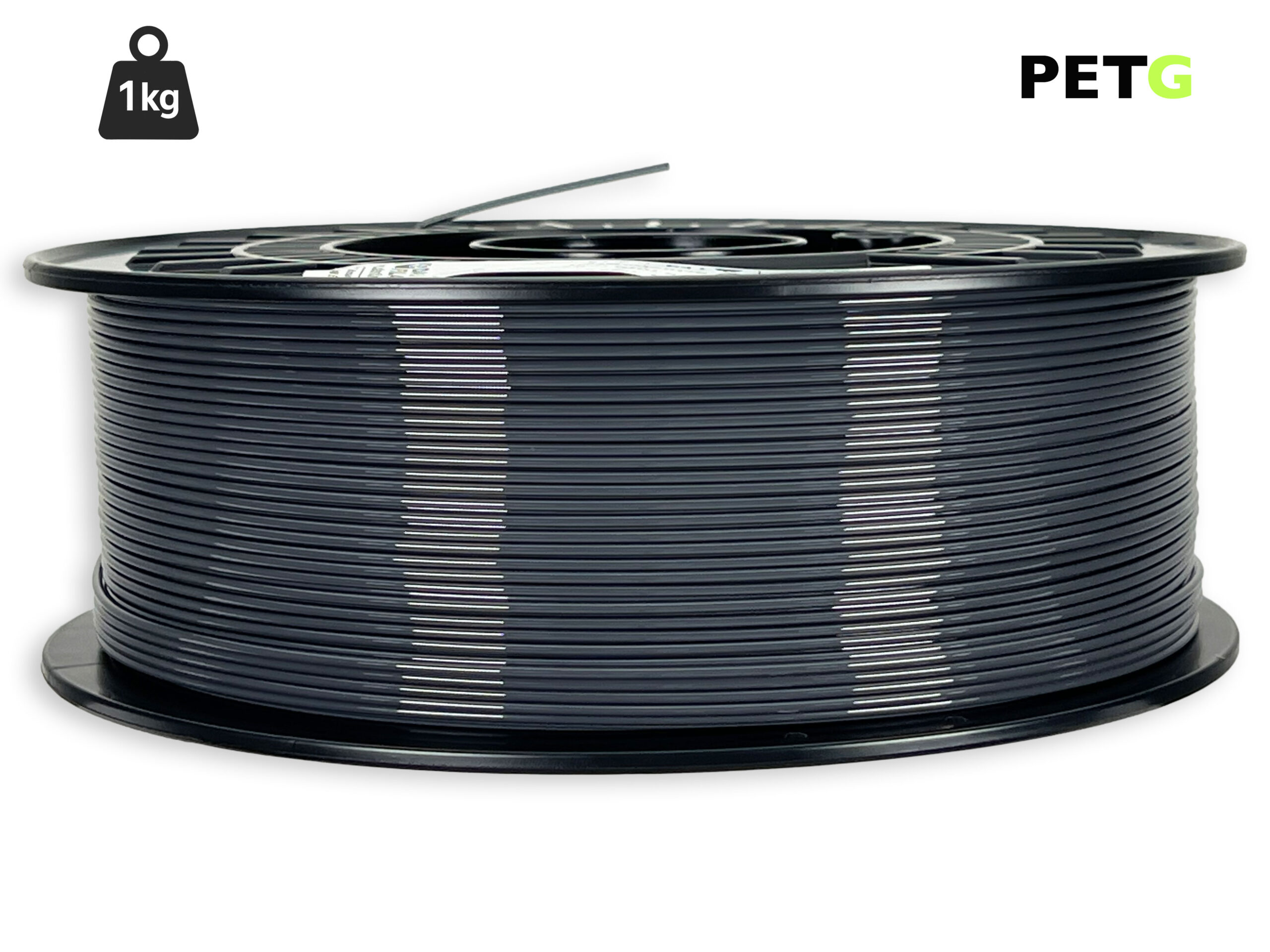 PETG Filament - 1,75 mm - Schiefergrau - 1 kg – Bild 1