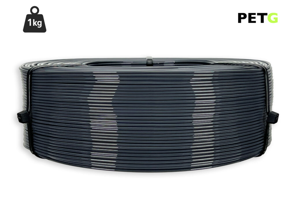 PETG Filament - 1,75 mm - Schiefergrau - 1 kg Refill