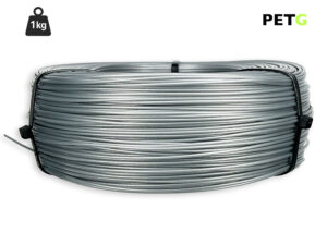 PETG Filament - 1,75 mm - Silber - 1 Kg Refill
