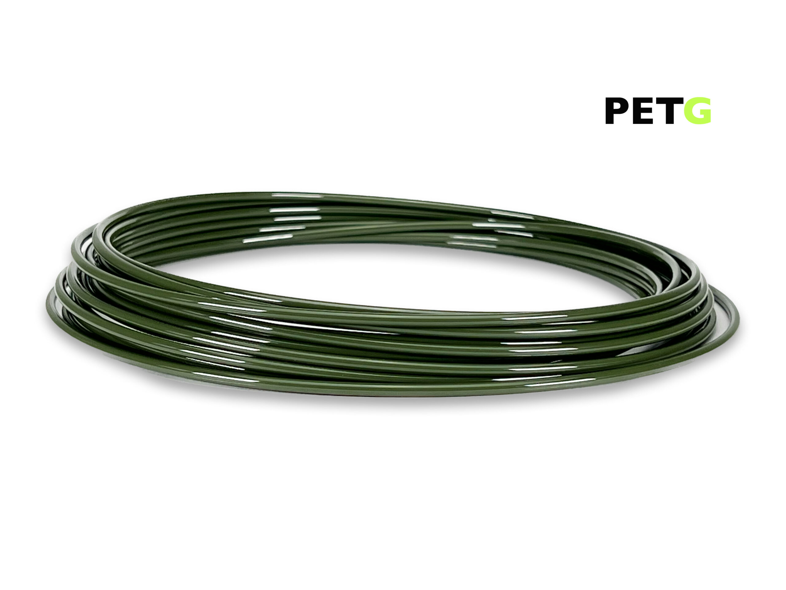 PETG Filament 50 g Sample - 2,85 mm - Militär-Grün – Bild 1
