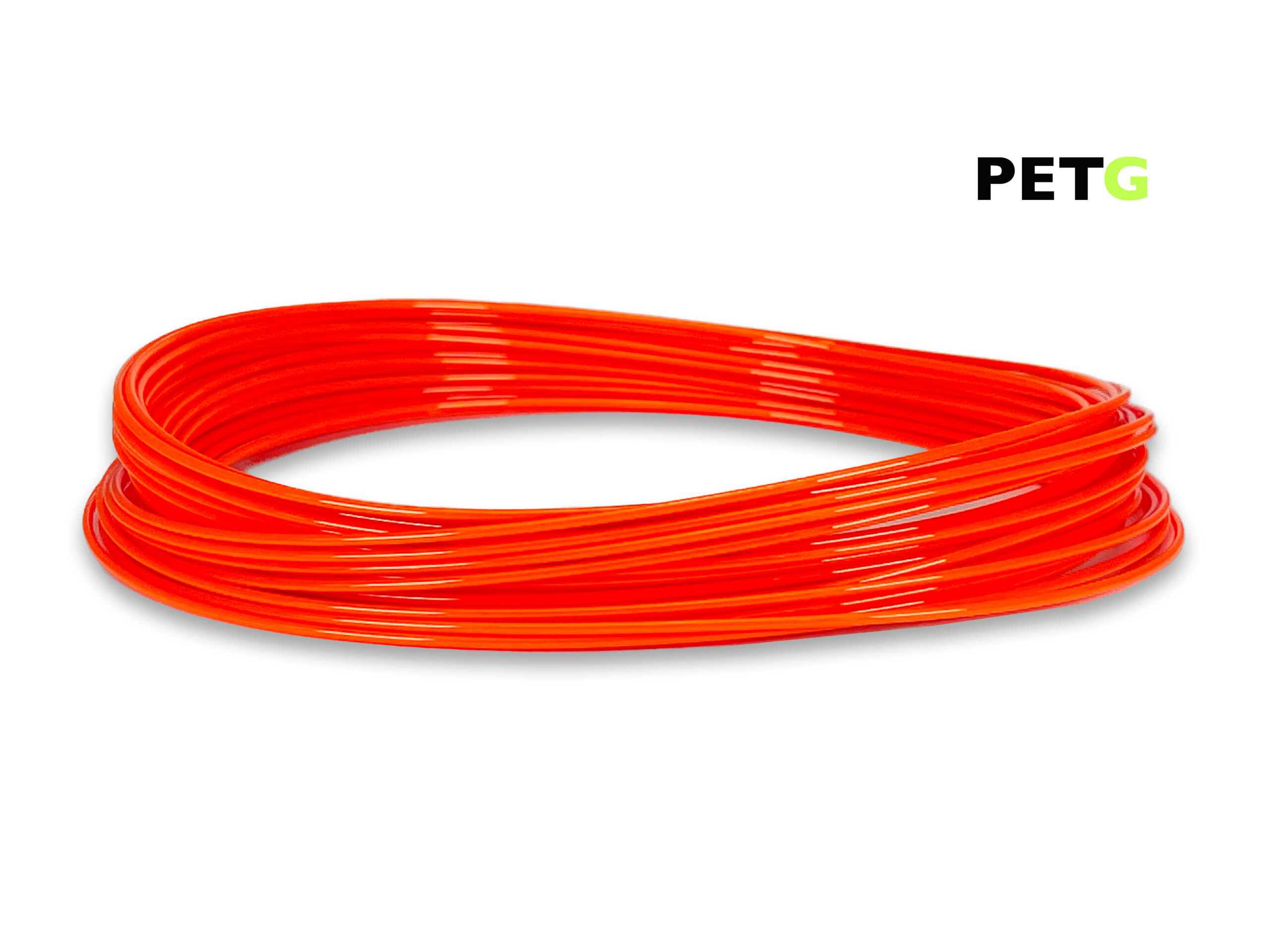 PETG Filament 50 g Sample - 1,75 mm - Leuchtorange – Bild 1