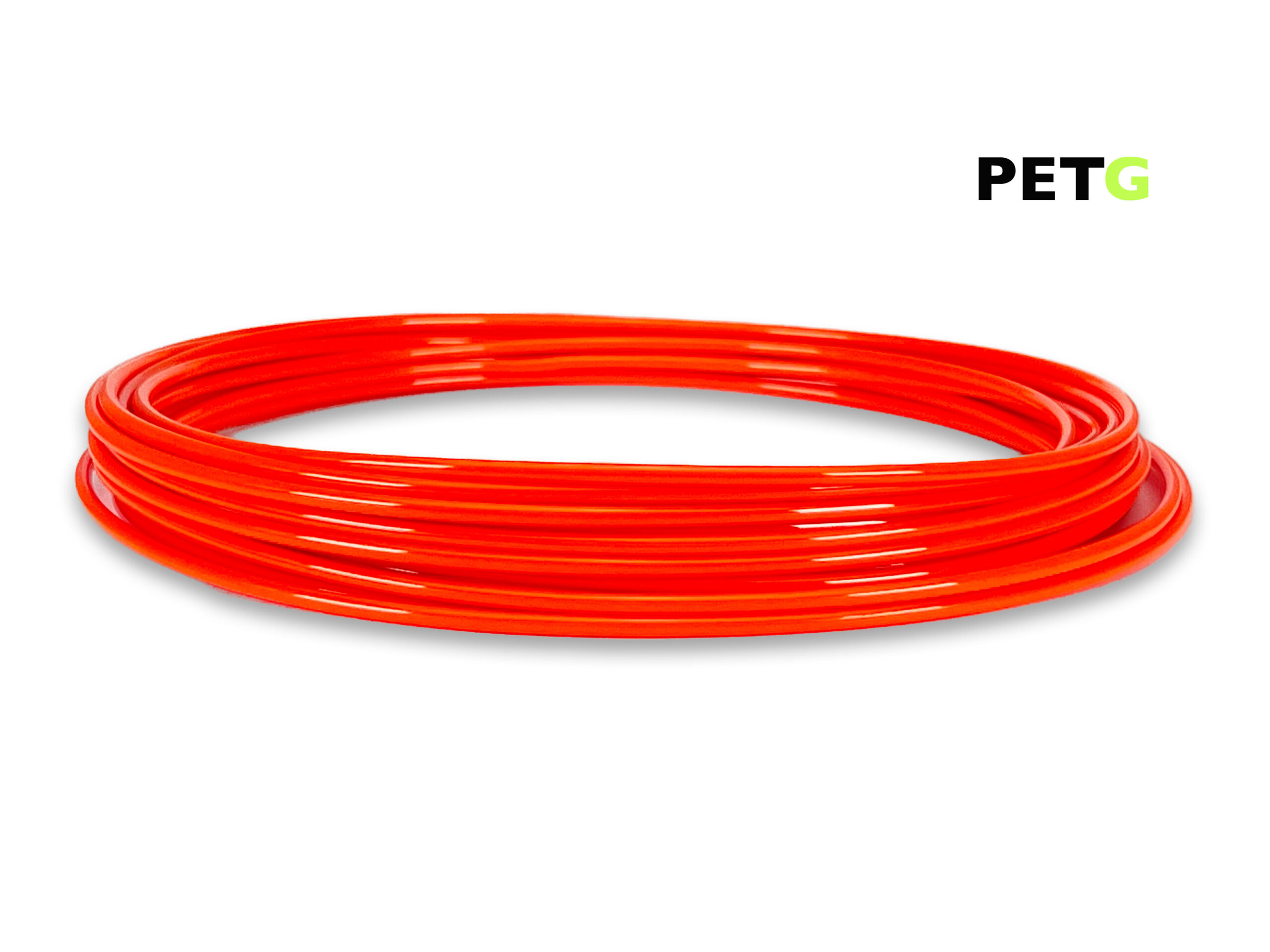 PETG Filament 50 g Sample - 2,85 mm - Leuchtorange – Bild 1