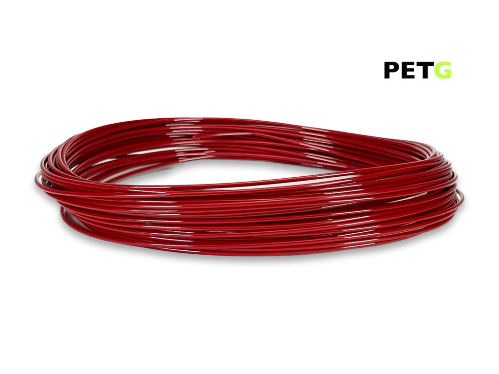 PETG Filament 50 g Sample - 1,75 mm - Rubinrot