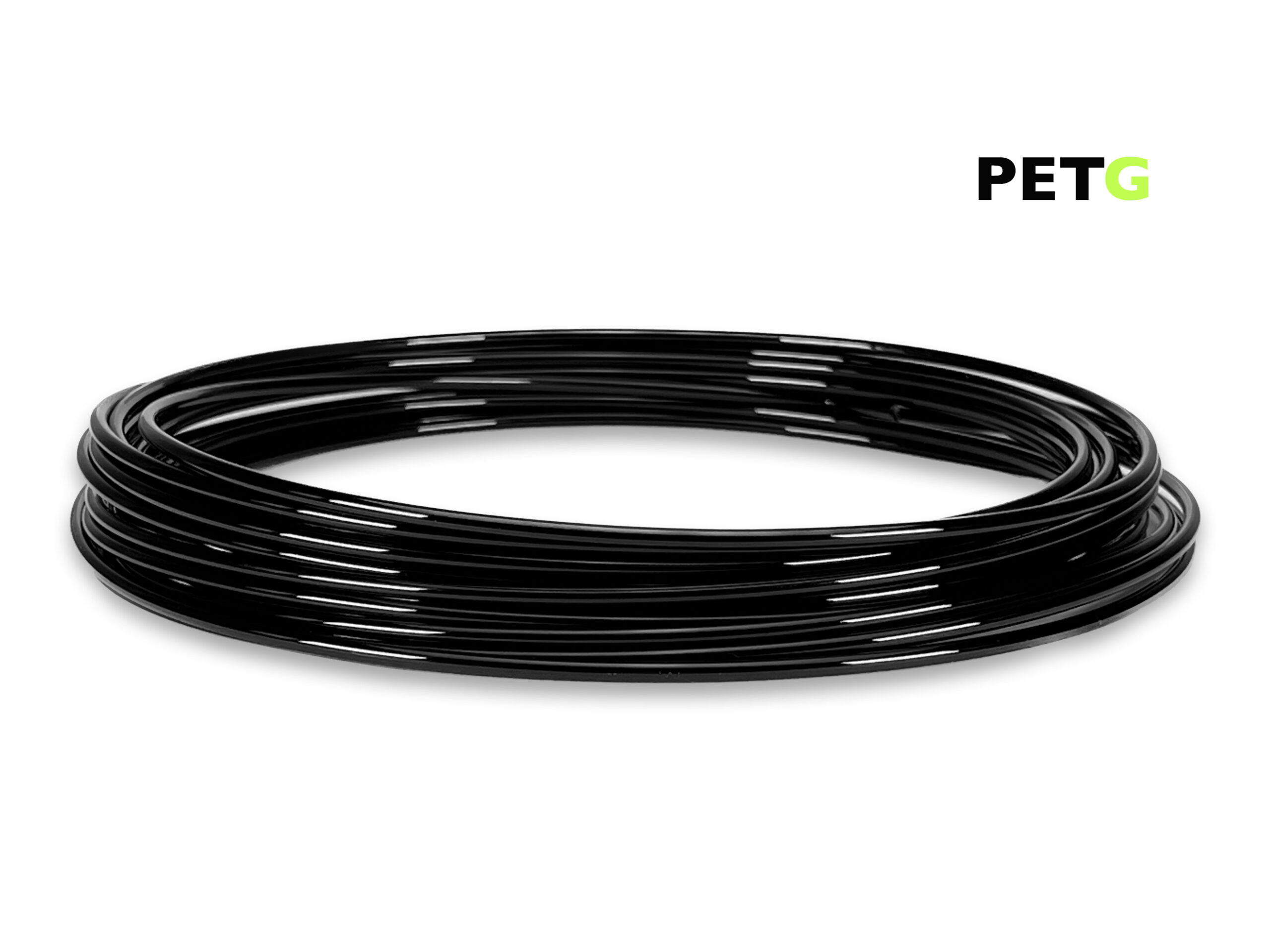 PETG Filament 50 g Sample - 2,85 mm - Schwarz – Bild 1
