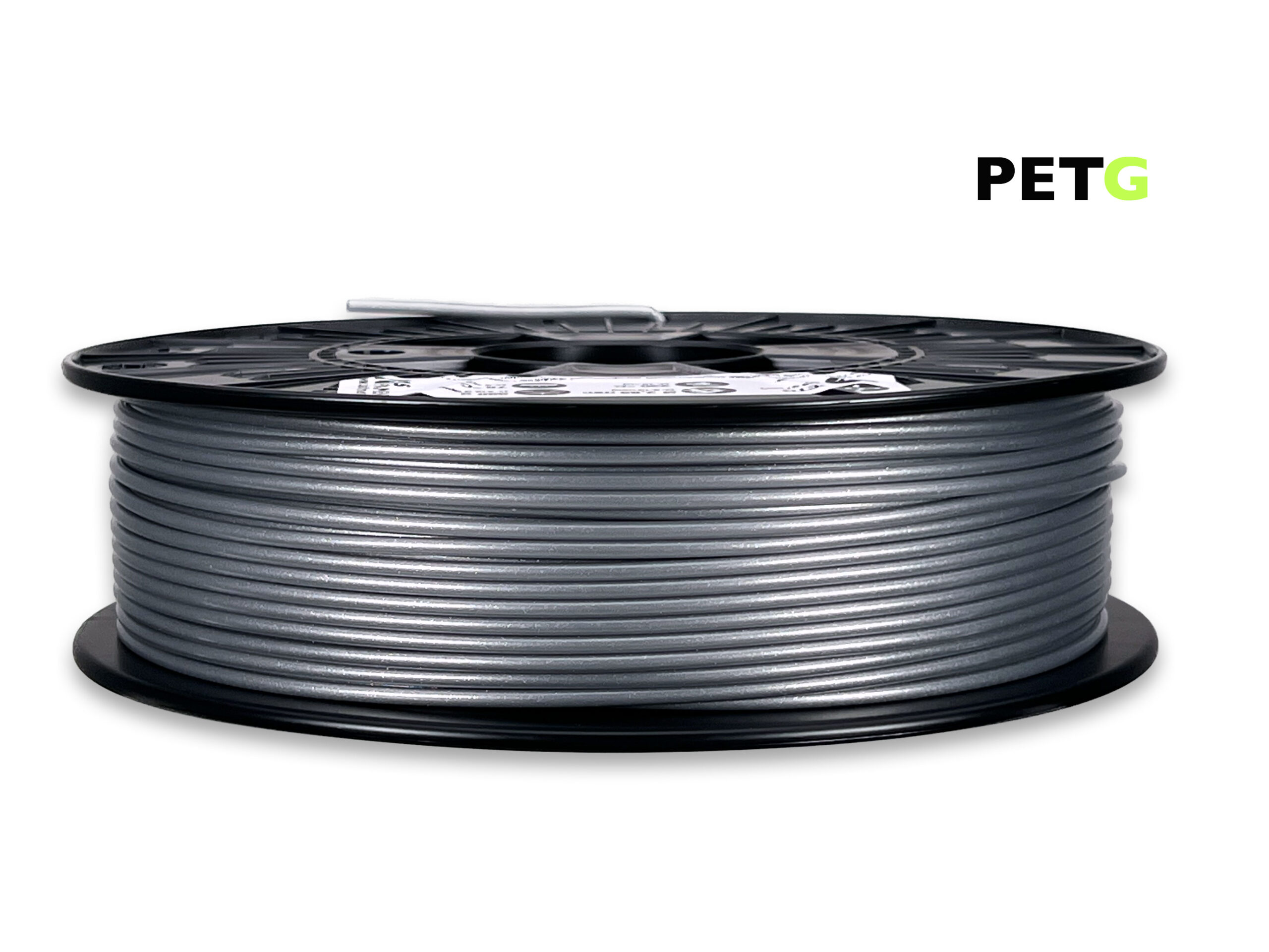 PETG Filament - 2,85 mm - Silber - 800 g – Bild 1