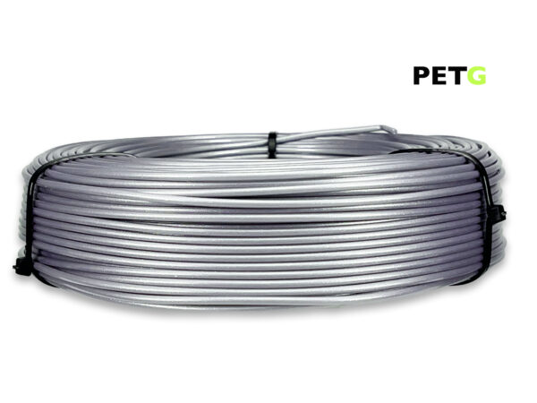 PETG Filament - 2,85 mm - Silber - Refill 800 g