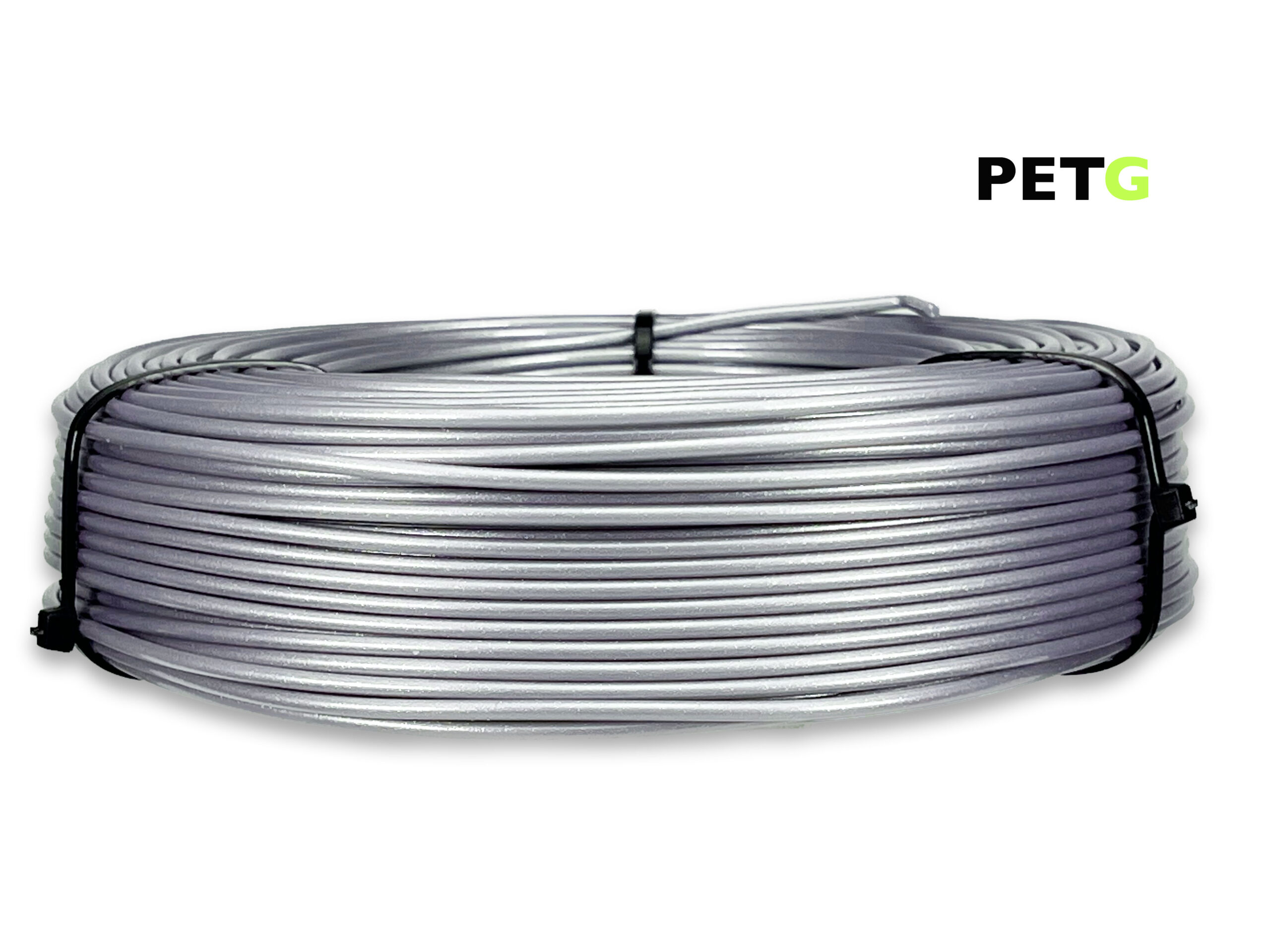 PETG Filament - 2,85 mm - Silber - Refill 800 g – Bild 1