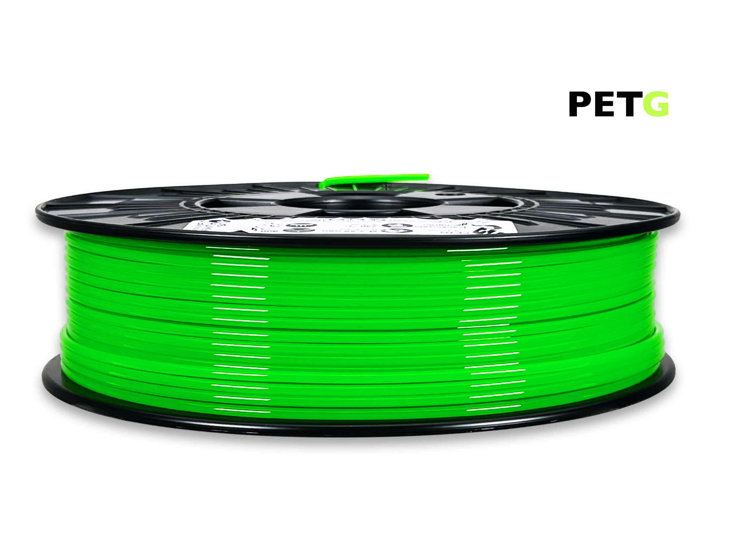 PETG Filament - 2,85 mm - Transluzent Neongrün - 800 g – Bild 1