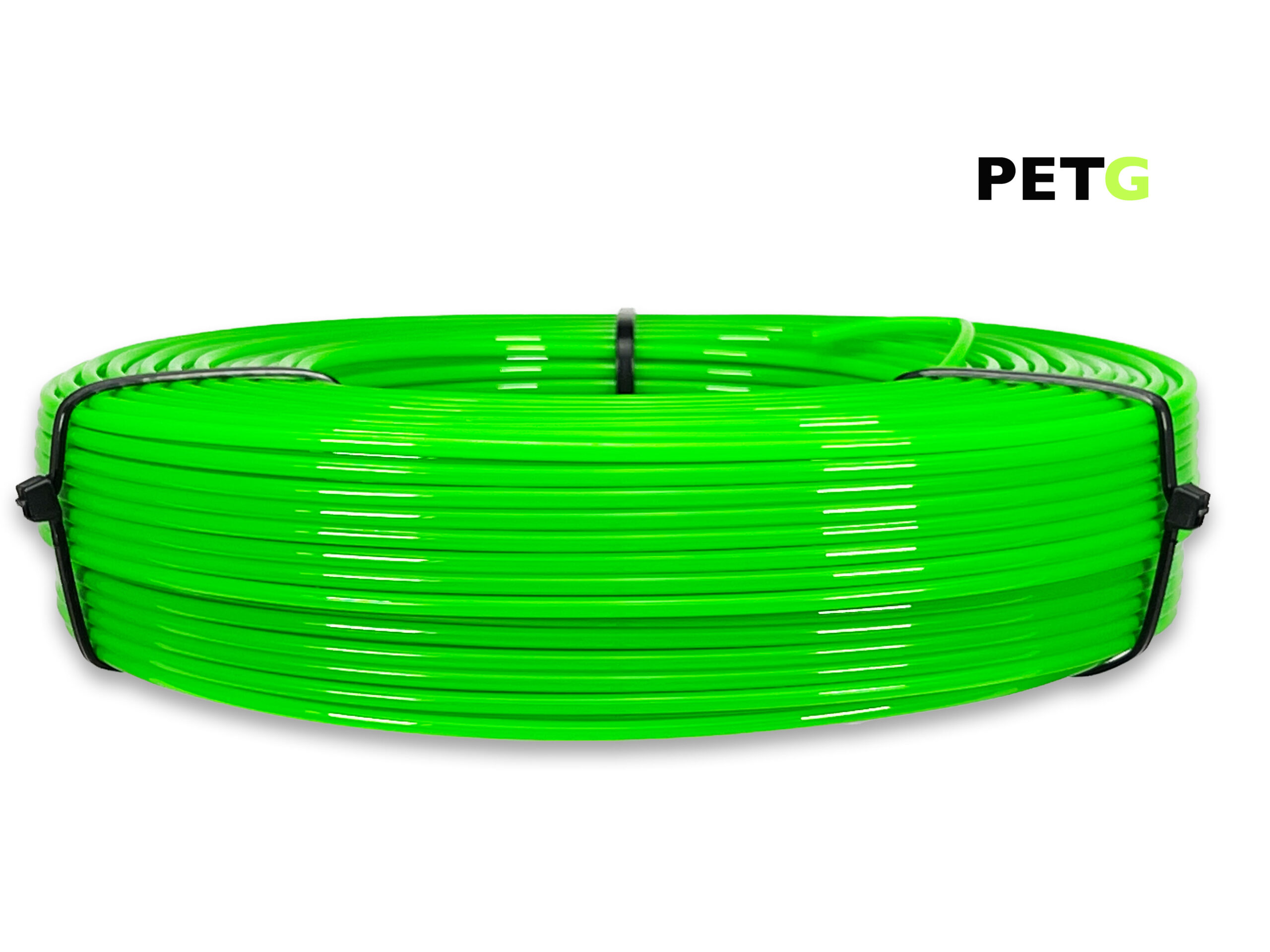 PETG Filament - 2,85 mm - Transluzent Neongrün - Refill 800 g – Bild 1