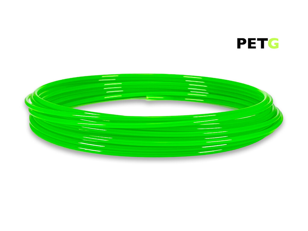 PETG Filament 50 g Sample - 2,85 mm - Transluzent Neongrün