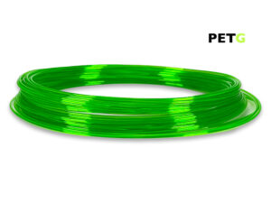 PETG Filament 50 g Sample - 1,75 mm - Transparent Neongrün