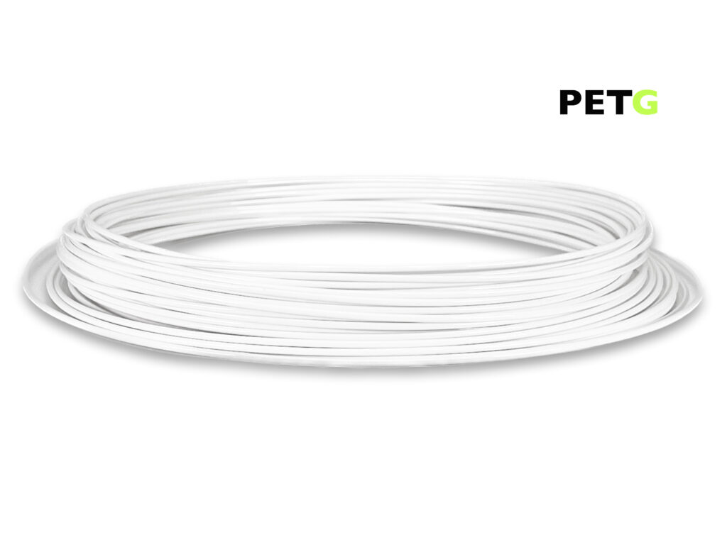 PETG Filament 50 g Sample - 1,75 mm - Weiß