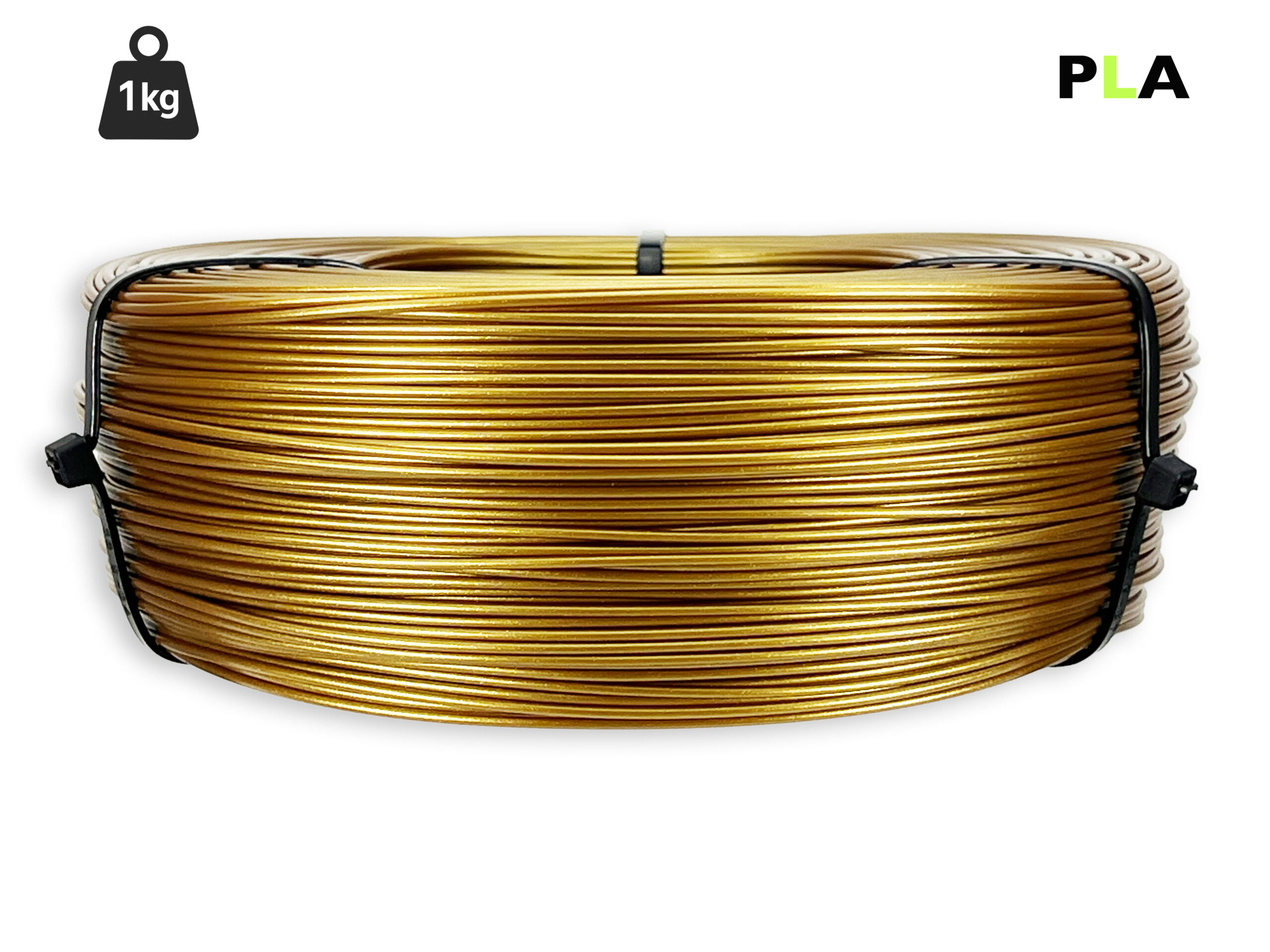 PLA Filament - 1,75 mm - Gold V2 - 1 kg Refill – Bild 1