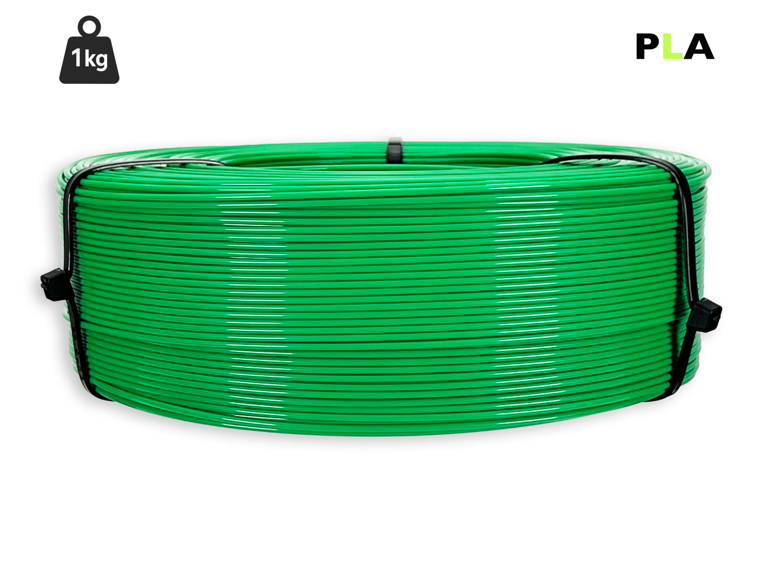 PLA Filament - 1,75 mm - Grasgrün - 1 kg Refill – Bild 1