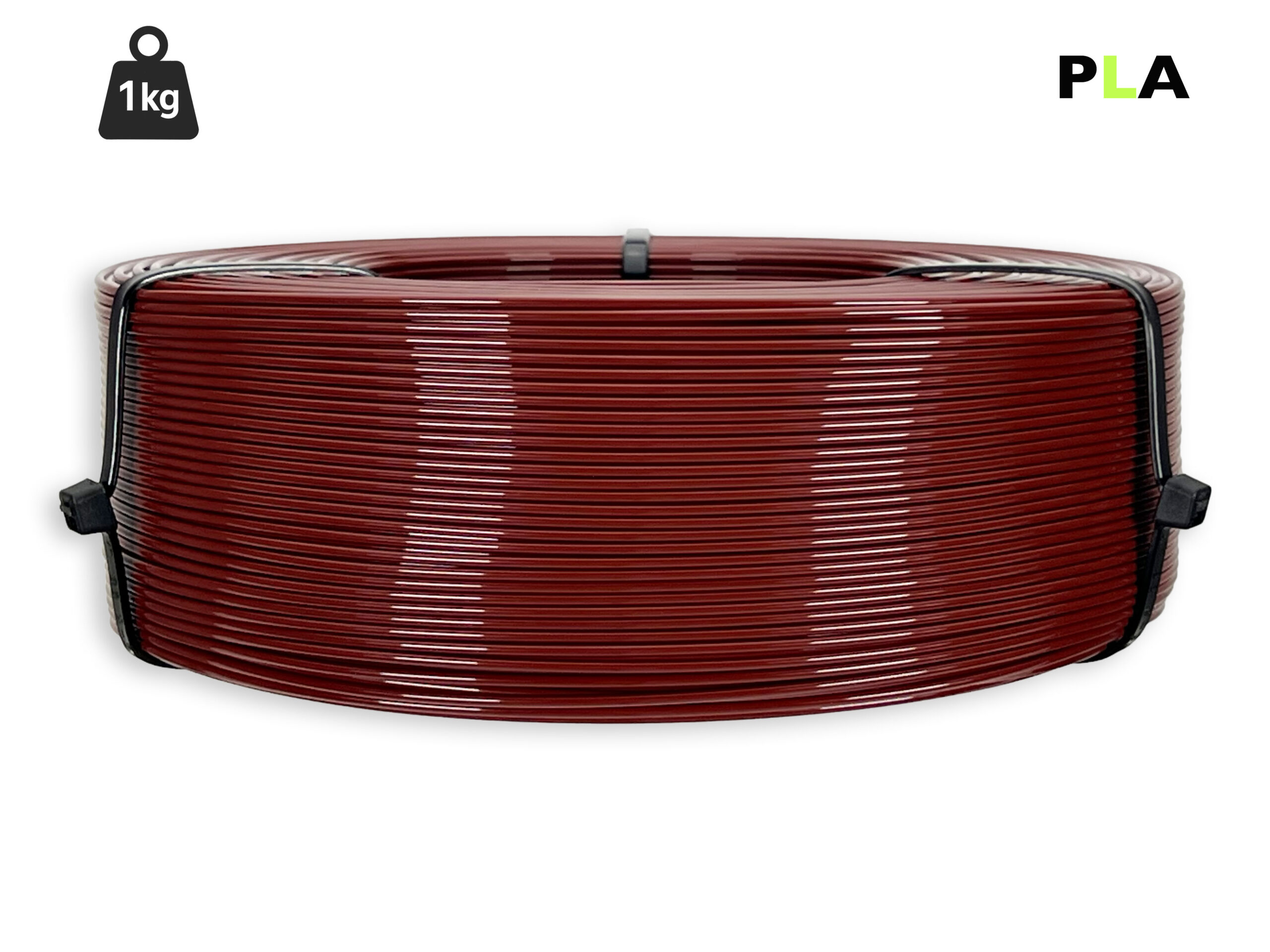 PLA Filament - 1,75 mm - Kastanienbraun - 1 kg Refill – Bild 1