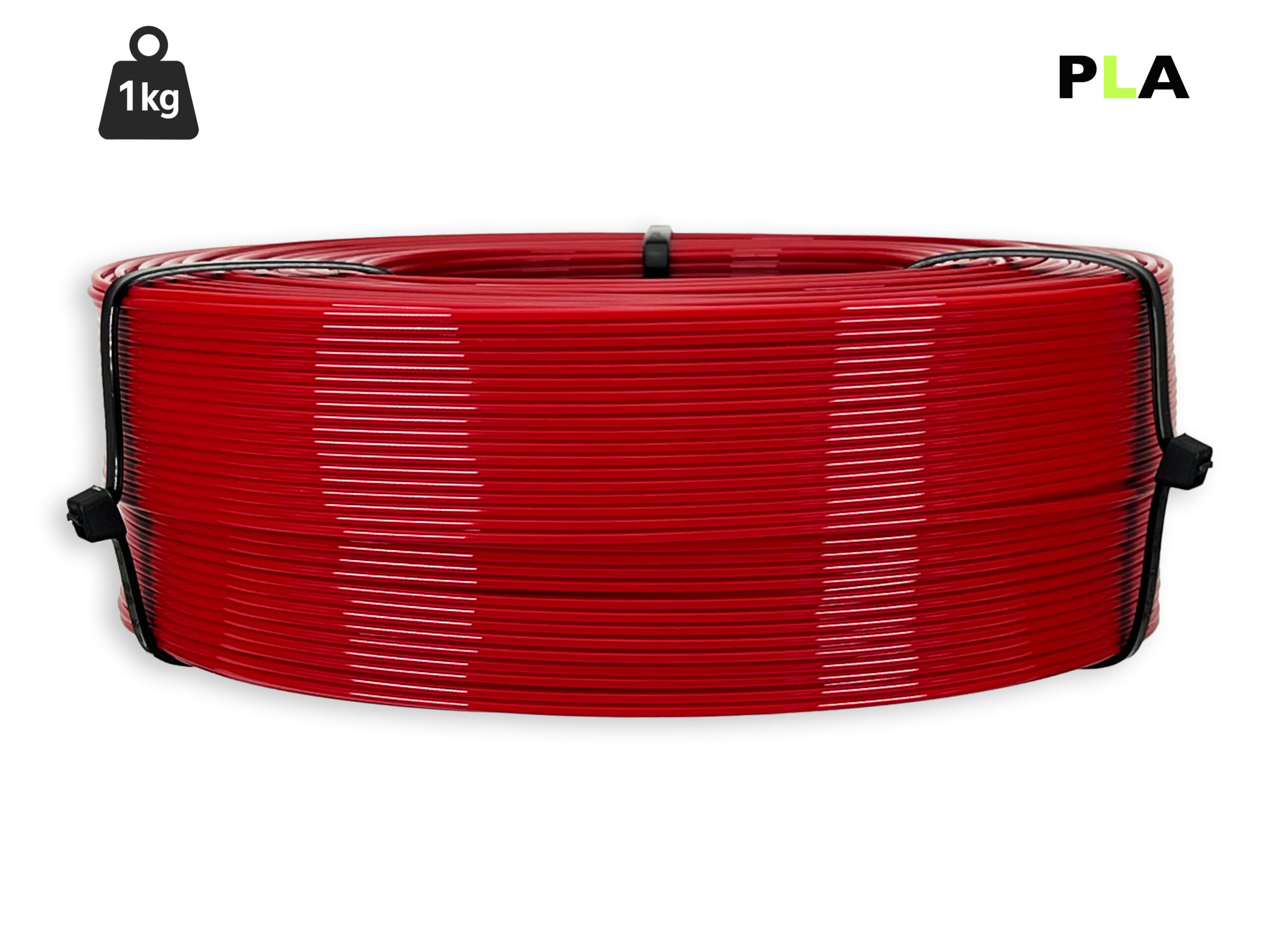 PLA Filament - 1,75 mm - Kirschrot - 1 kg Refill – Bild 1
