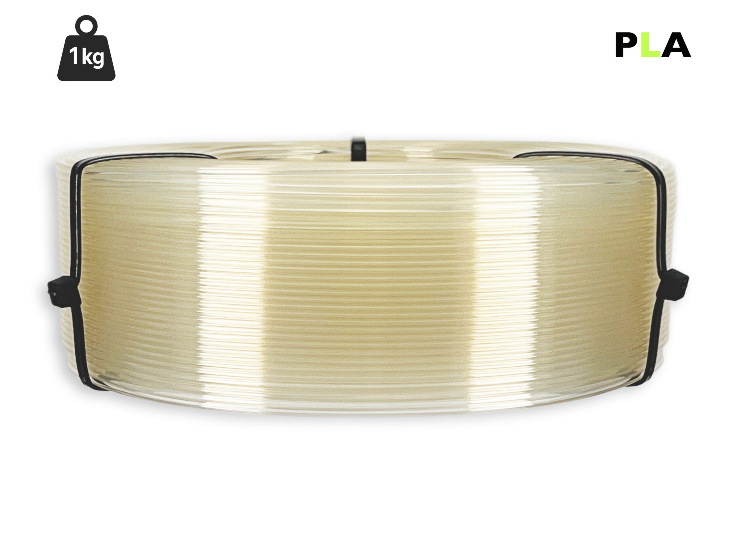 PLA Filament - 1,75 mm - Natur - 1 kg Refill – Bild 1