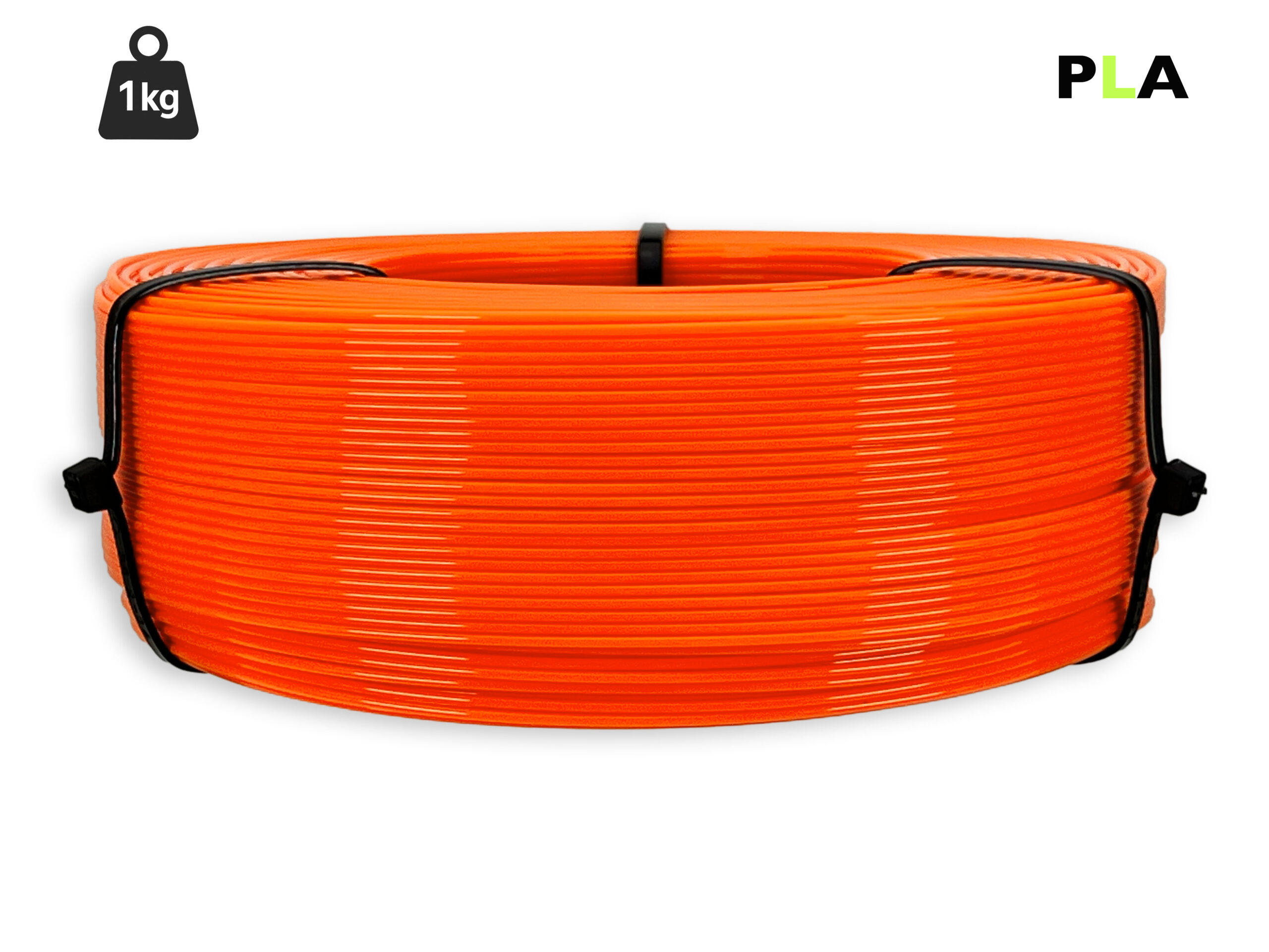 PLA Filament - 1,75 mm - Neonorange - 1 kg Refill – Bild 1