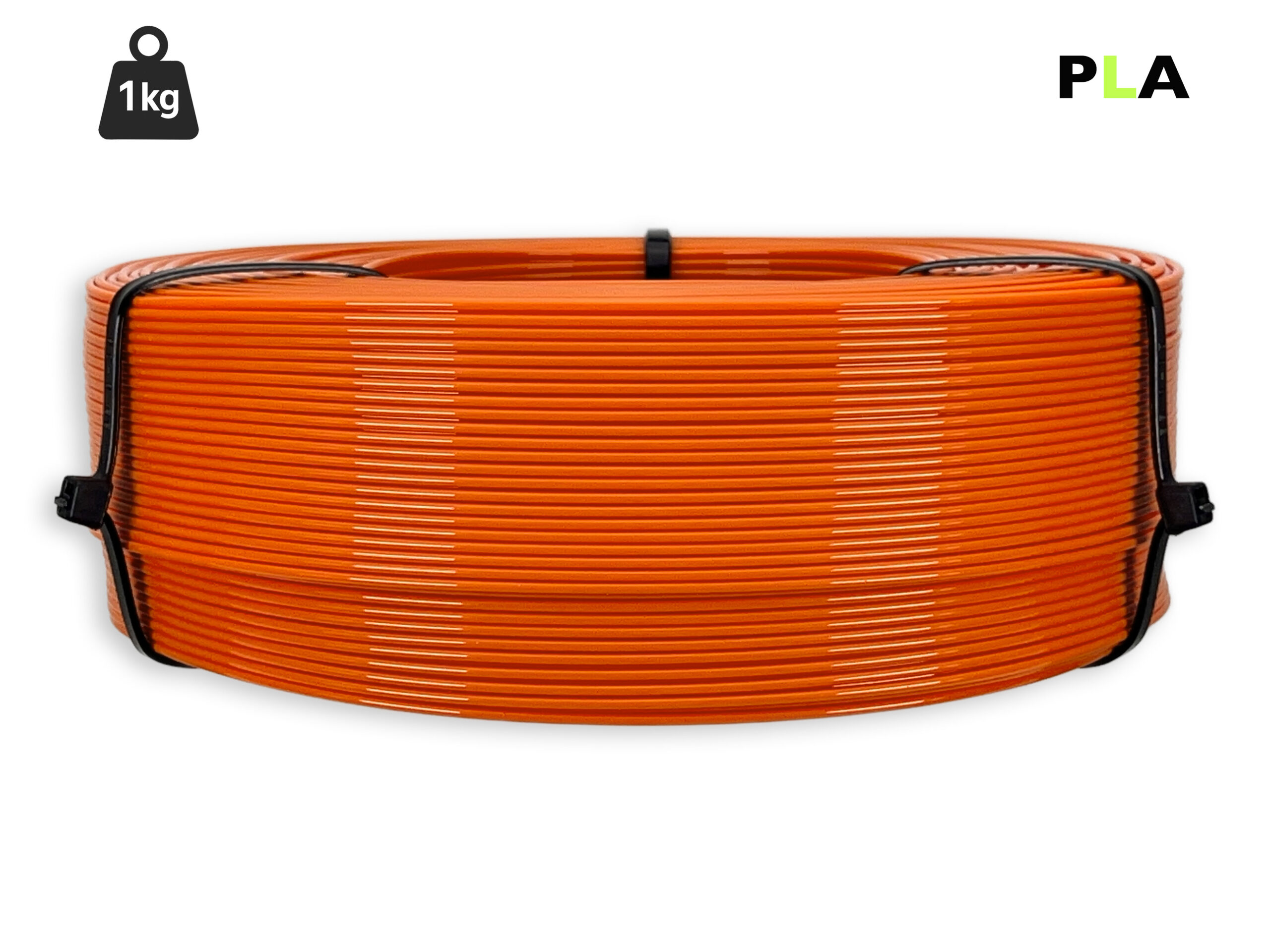 PLA Filament - 1,75 mm - Reinorange - 1 kg Refill – Bild 1