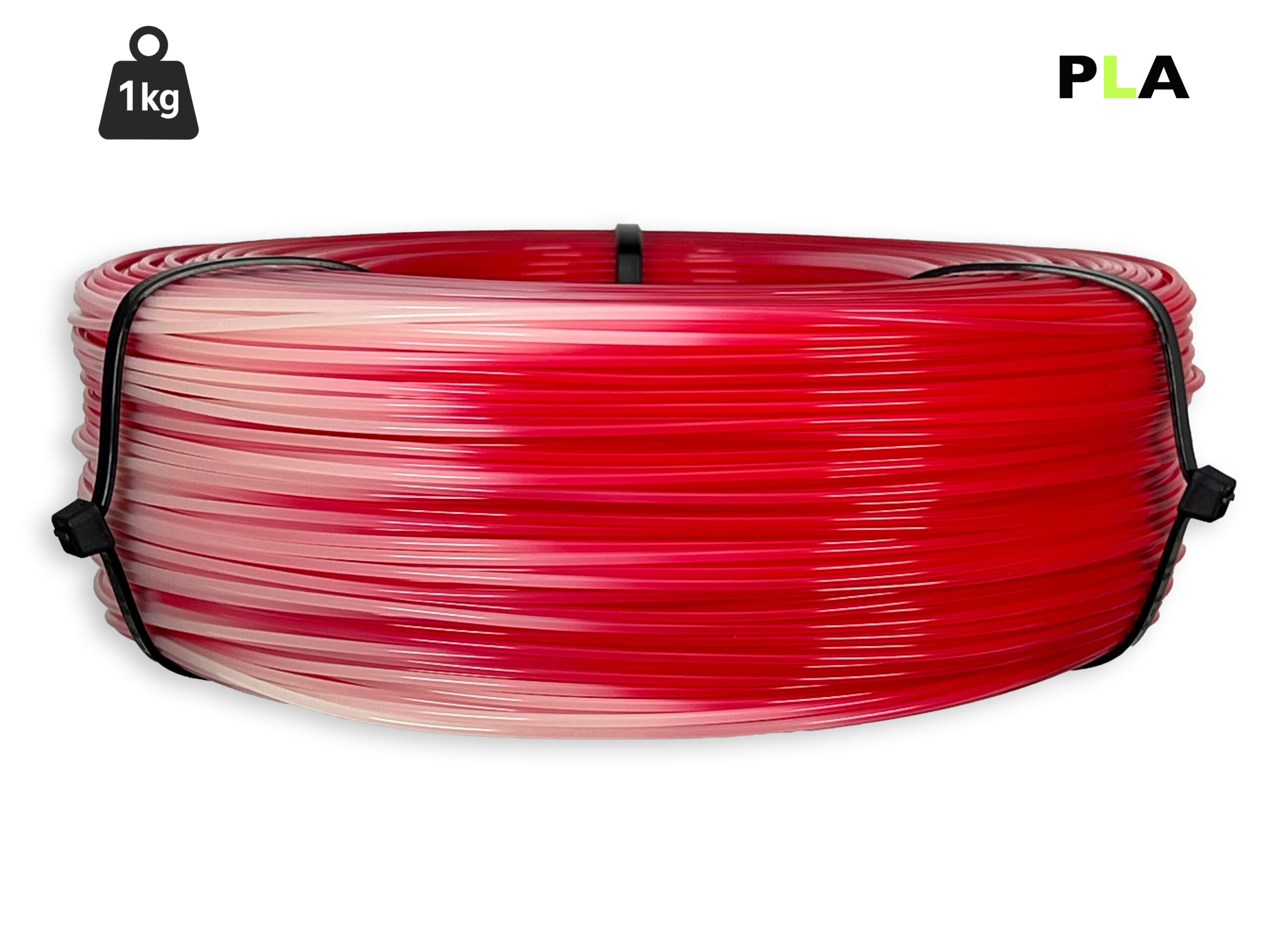 PLA Filament - 1,75 mm - Thermo-Rot - 1 kg Refill – Bild 1