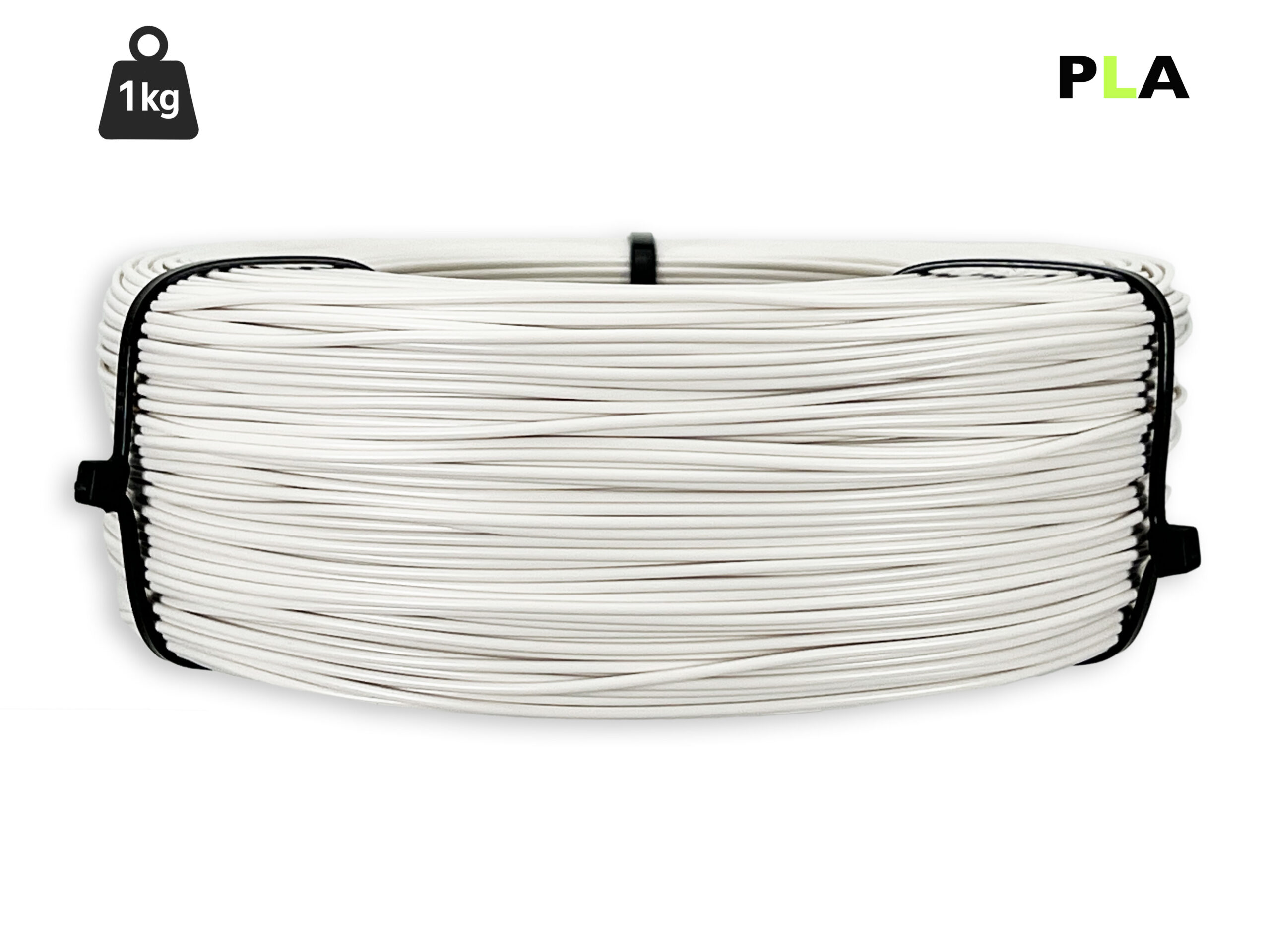 PLA Filament - 1,75 mm - Tonweiß matt - 1 kg Refill – Bild 1
