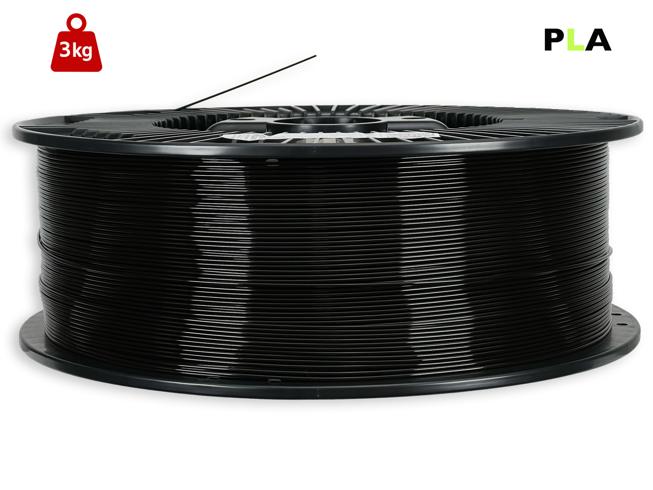 PLA Filament - 1,75 mm - Schwarz - 3 kg – Bild 1