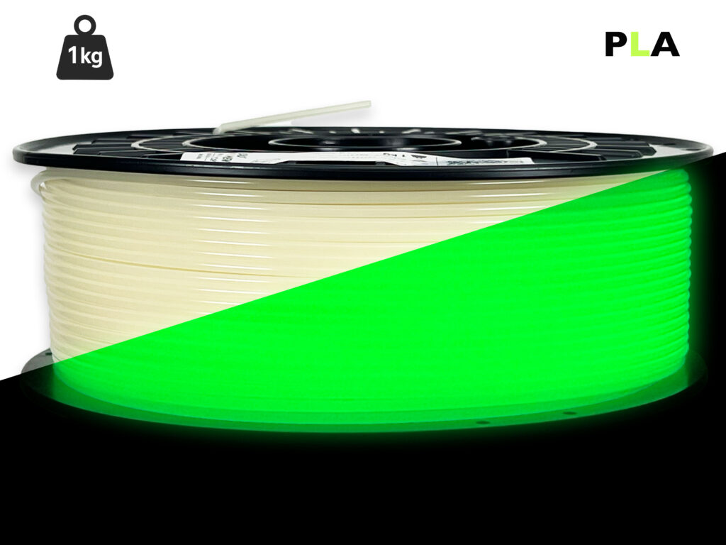 PLA Filament - 2,85 mm - Glow-Grün V2 - 1 kg