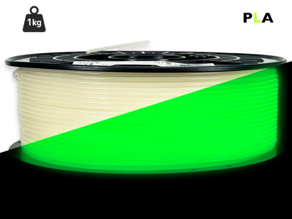 PLA Filament - 2,85 mm - Glow-Grün V2 - 1 kg